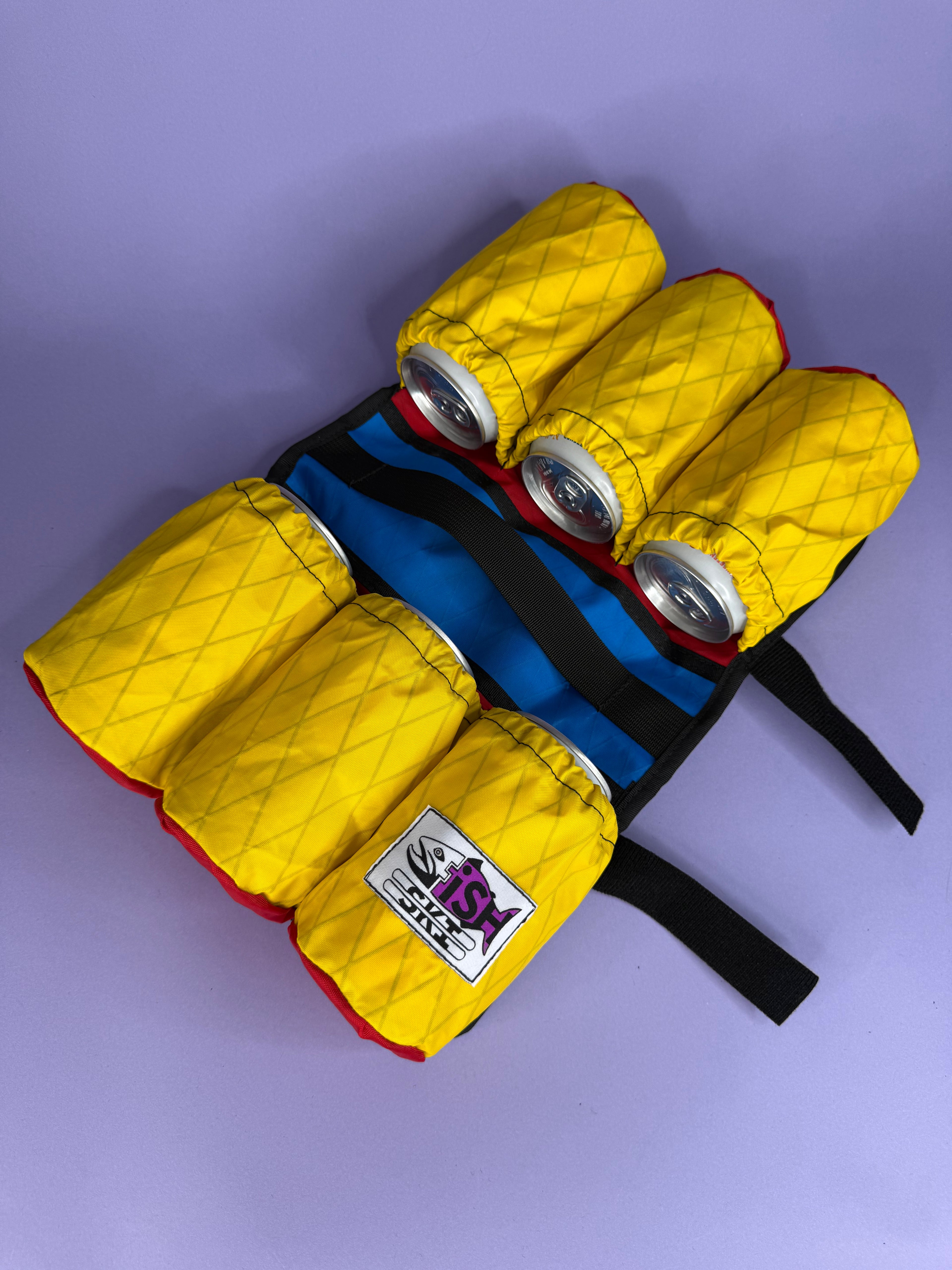 YELLOW 6-Pack Beverage Carrier