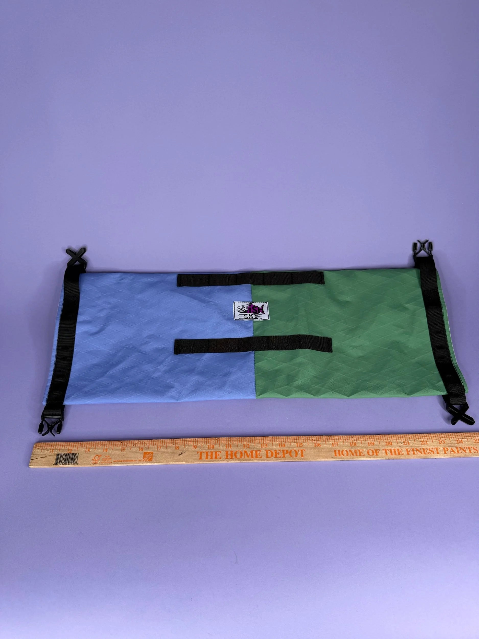 Bluebell/Green Double Roll Bag
