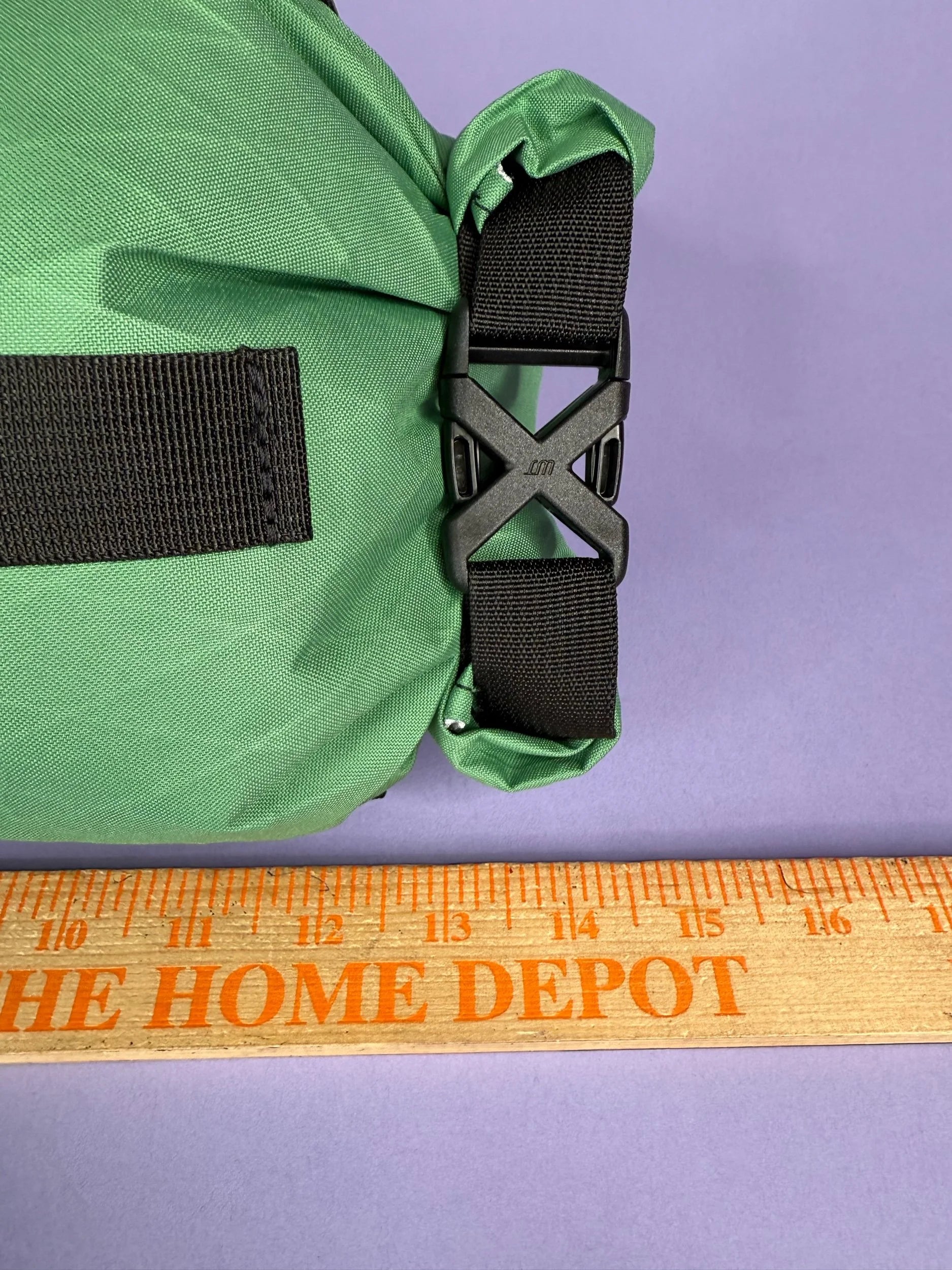 Bluebell/Green Double Roll Bag