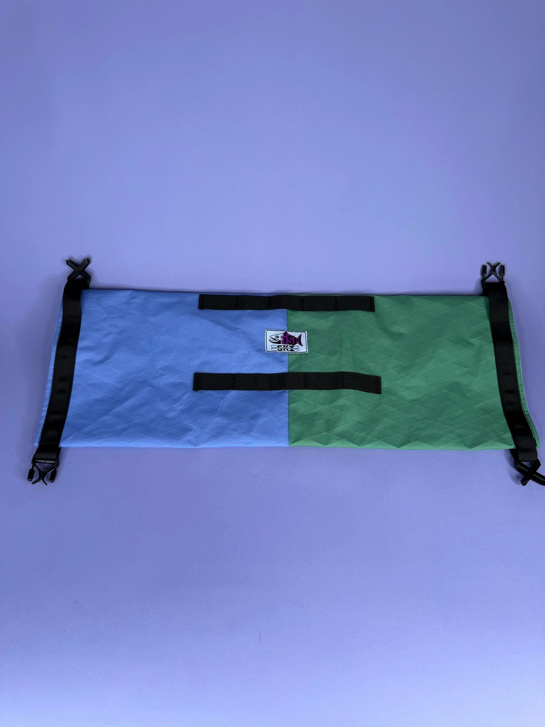 Bluebell/Green Double Roll Bag