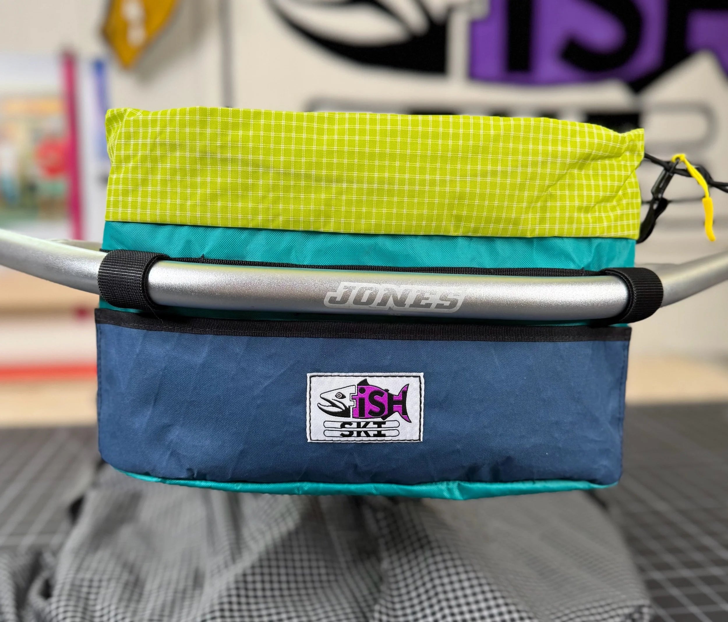 Teal/Blue Jones H-bar/Surly Moloko Bag