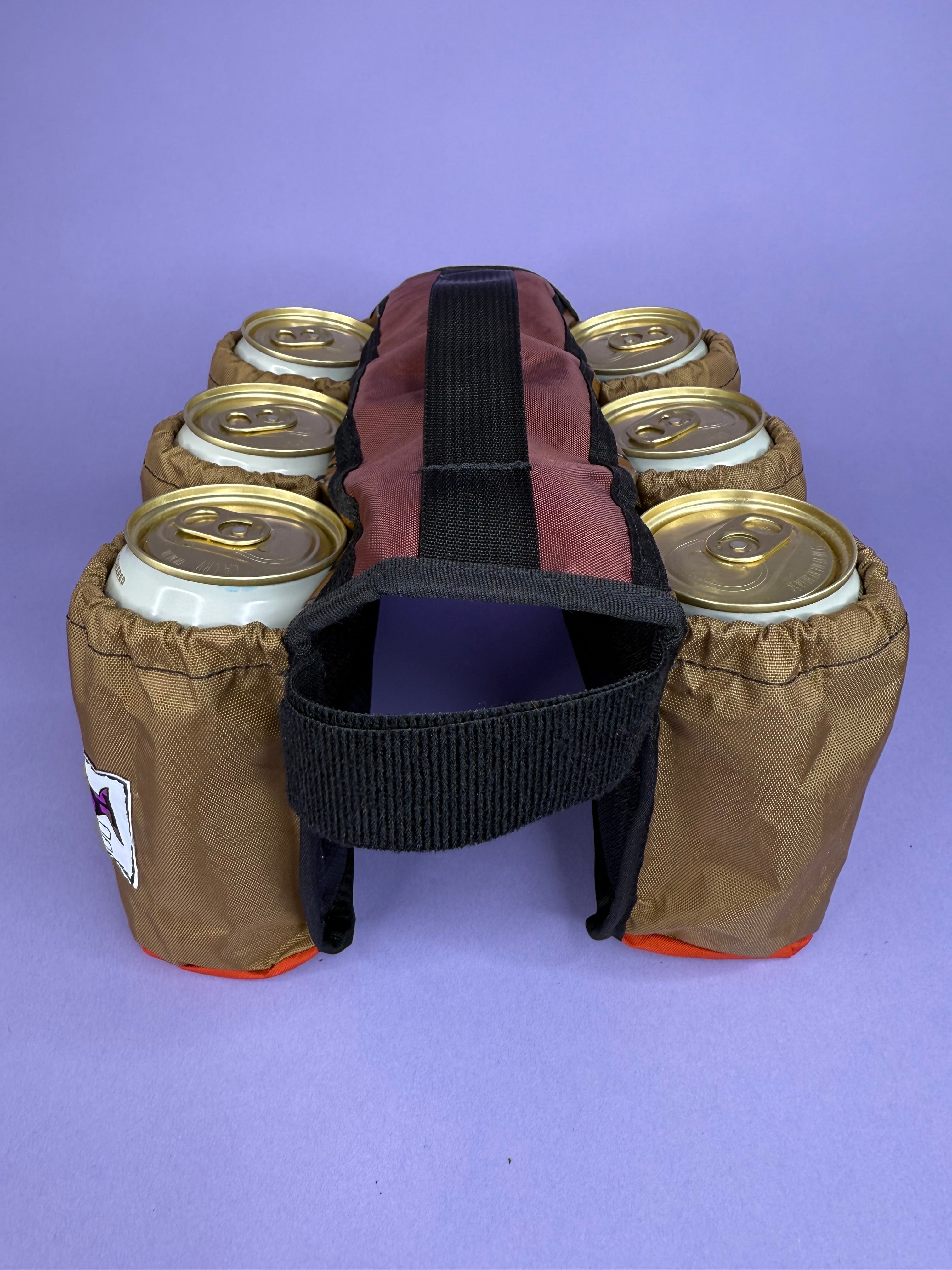 BROWN 6-Pack Beverage Carrier