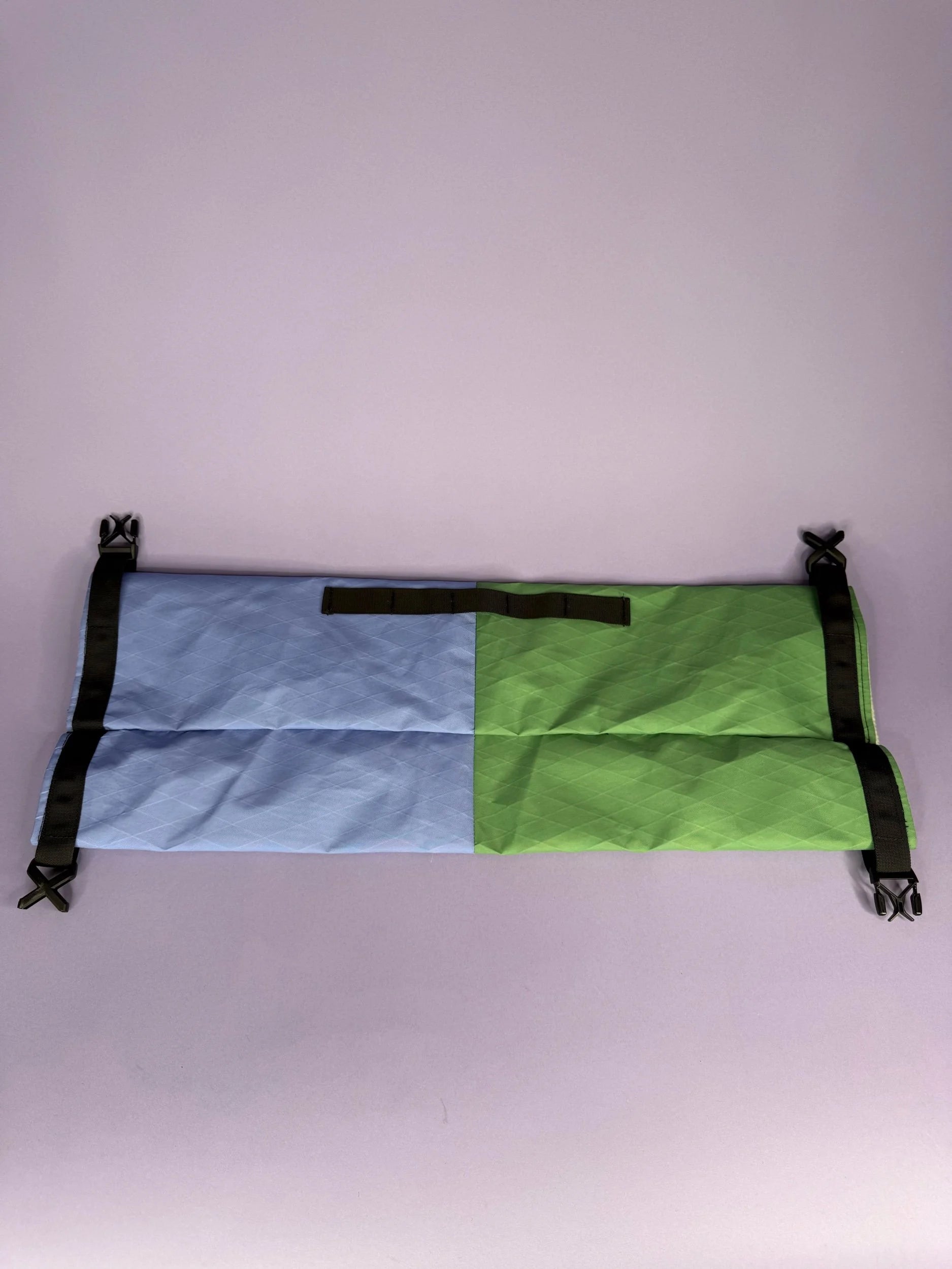 Bluebell/Green Double Roll Bag