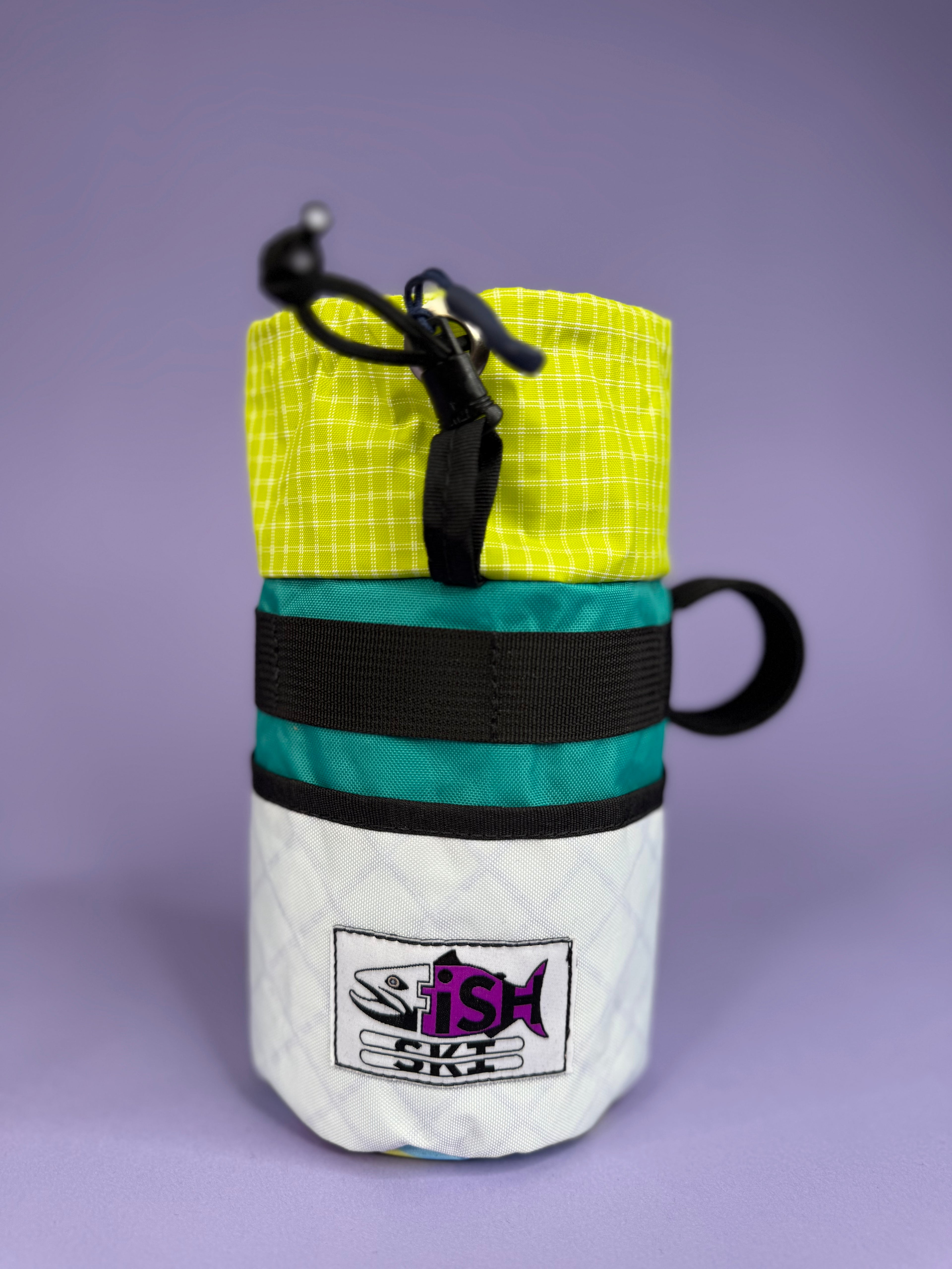 Teal/White Feedbag