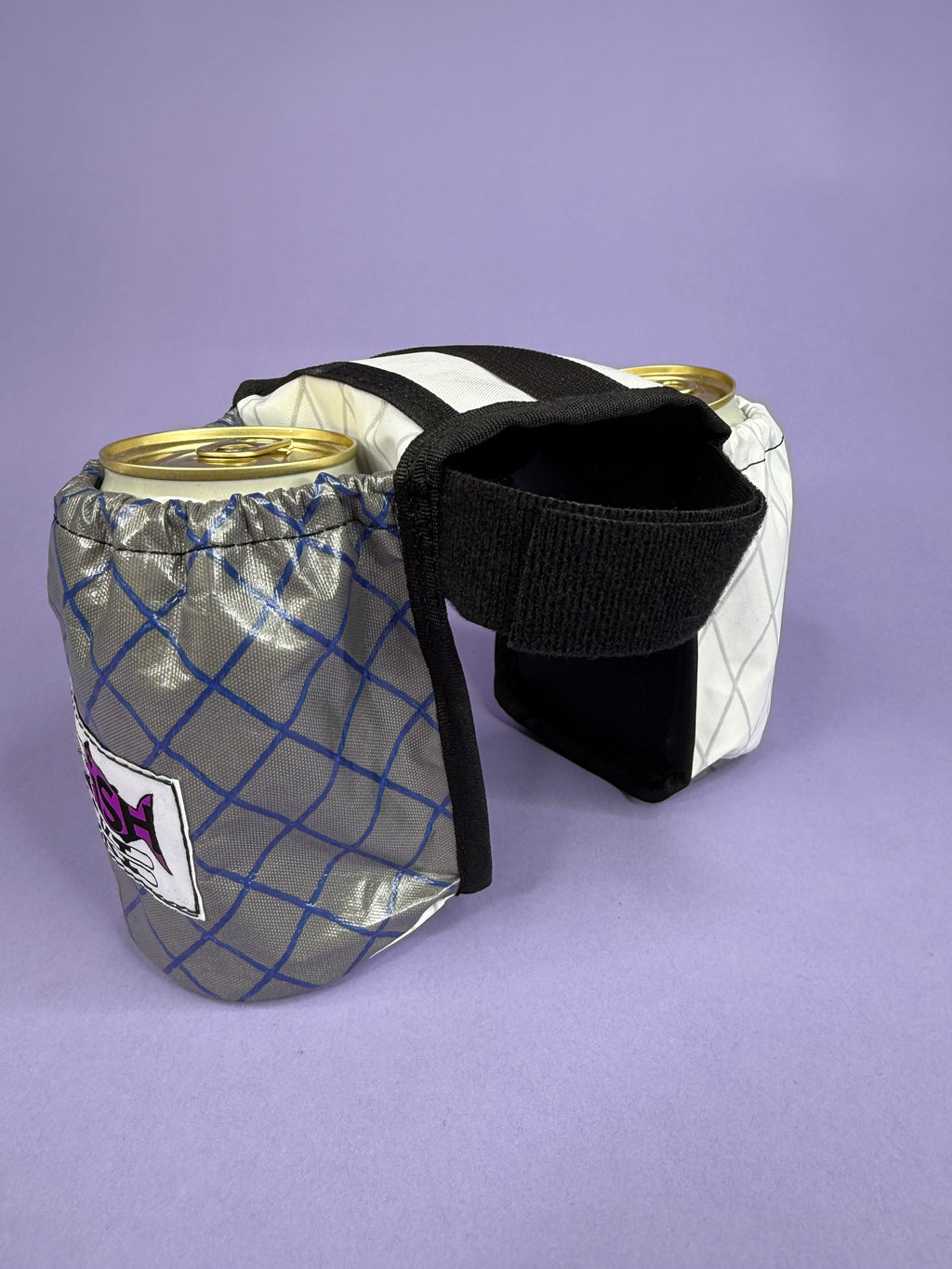 Grey/White 2-Pack Beverage Carrier