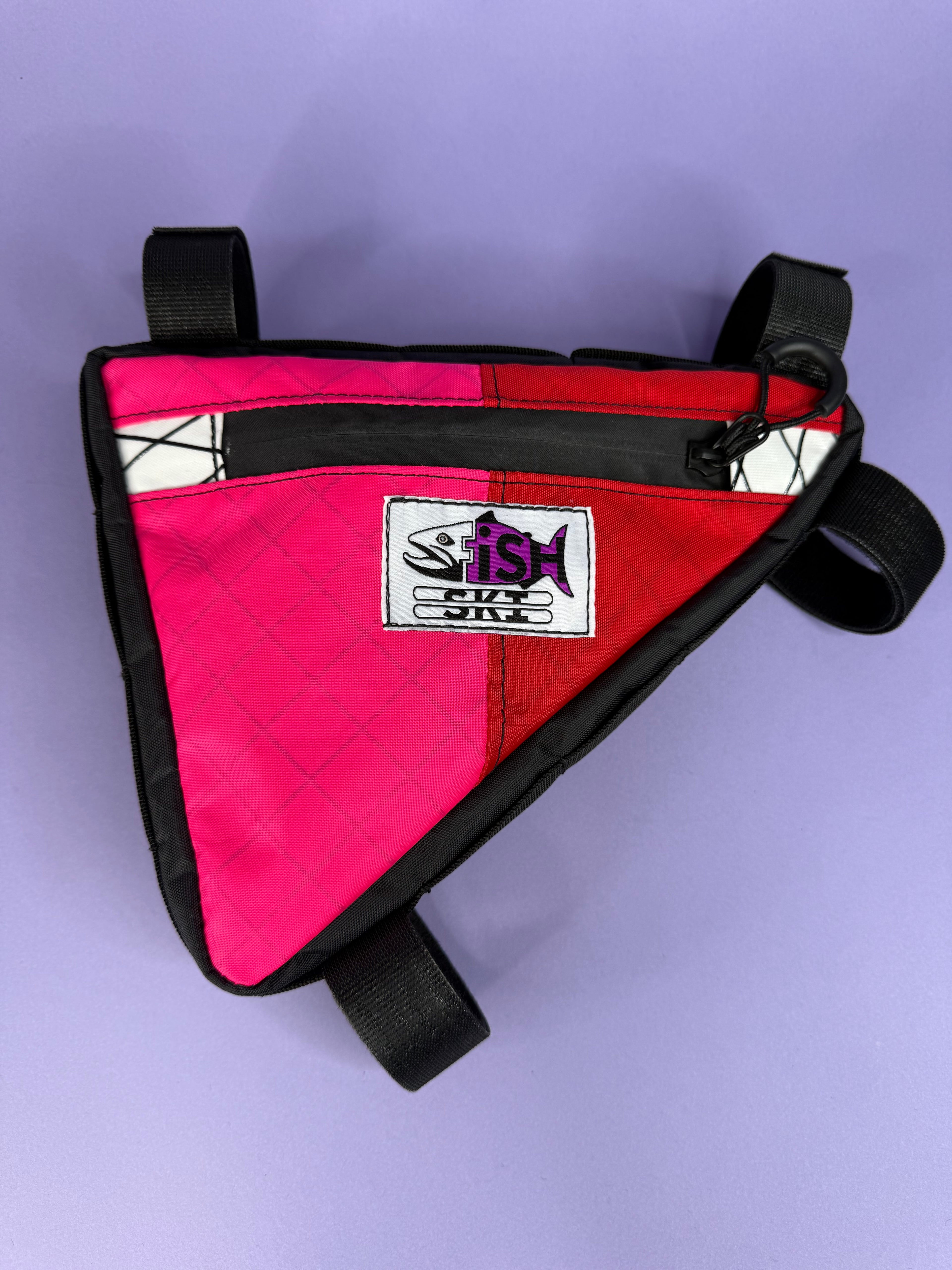 Pink/Red Corner Frame Bag