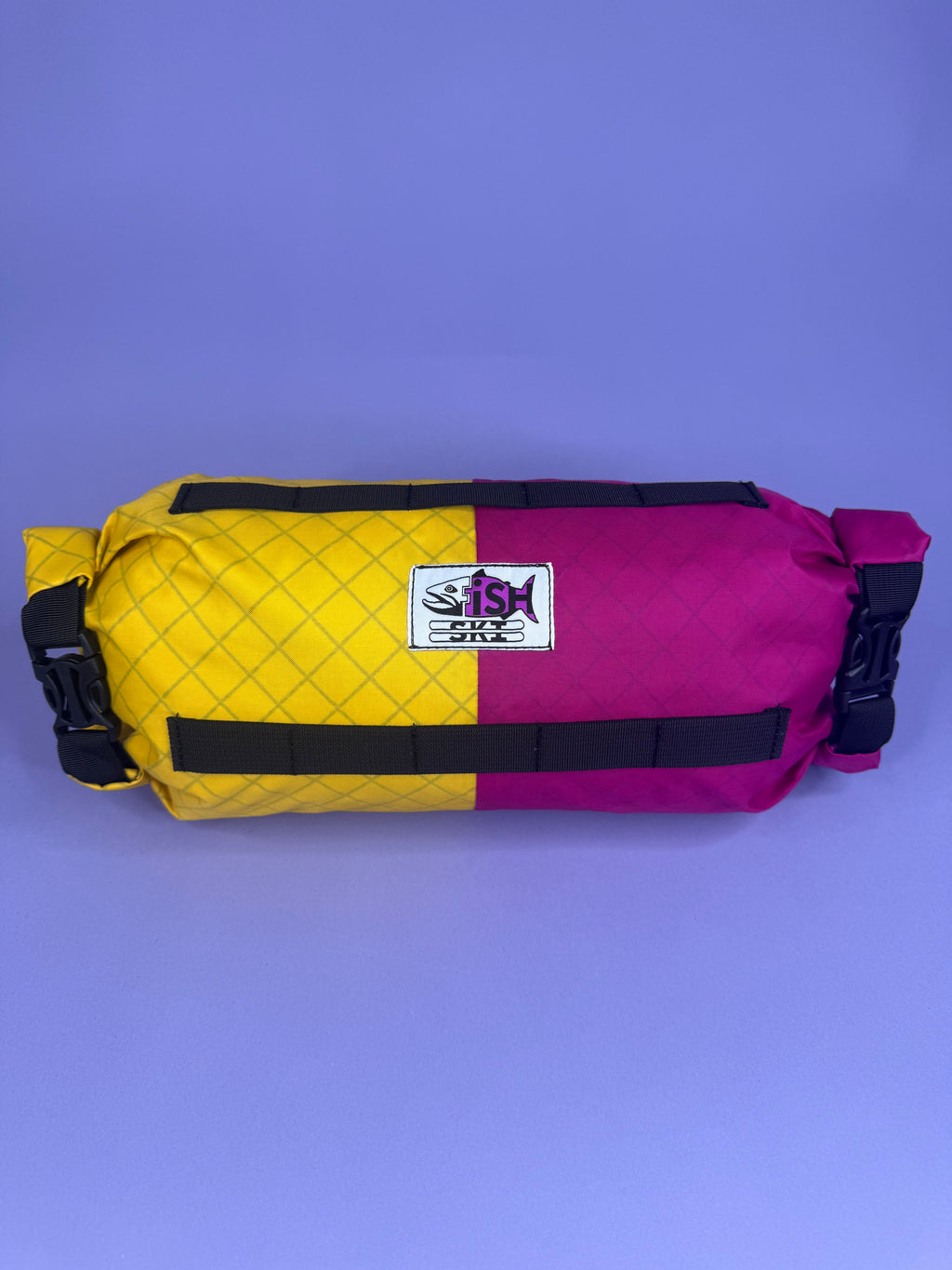 Yellow/Fuchsia Double Roll Bag