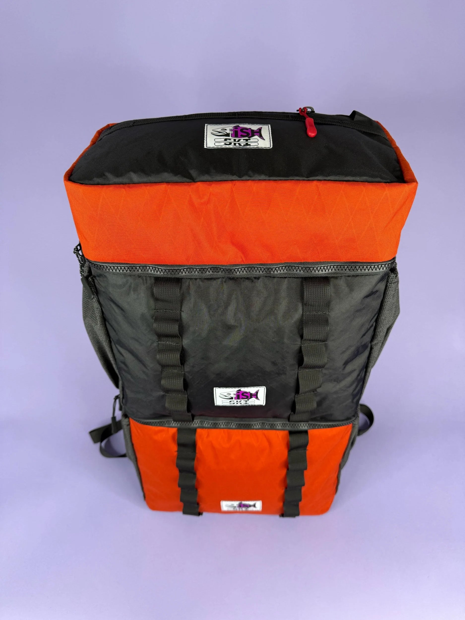 Black/Red Backpack Pannier