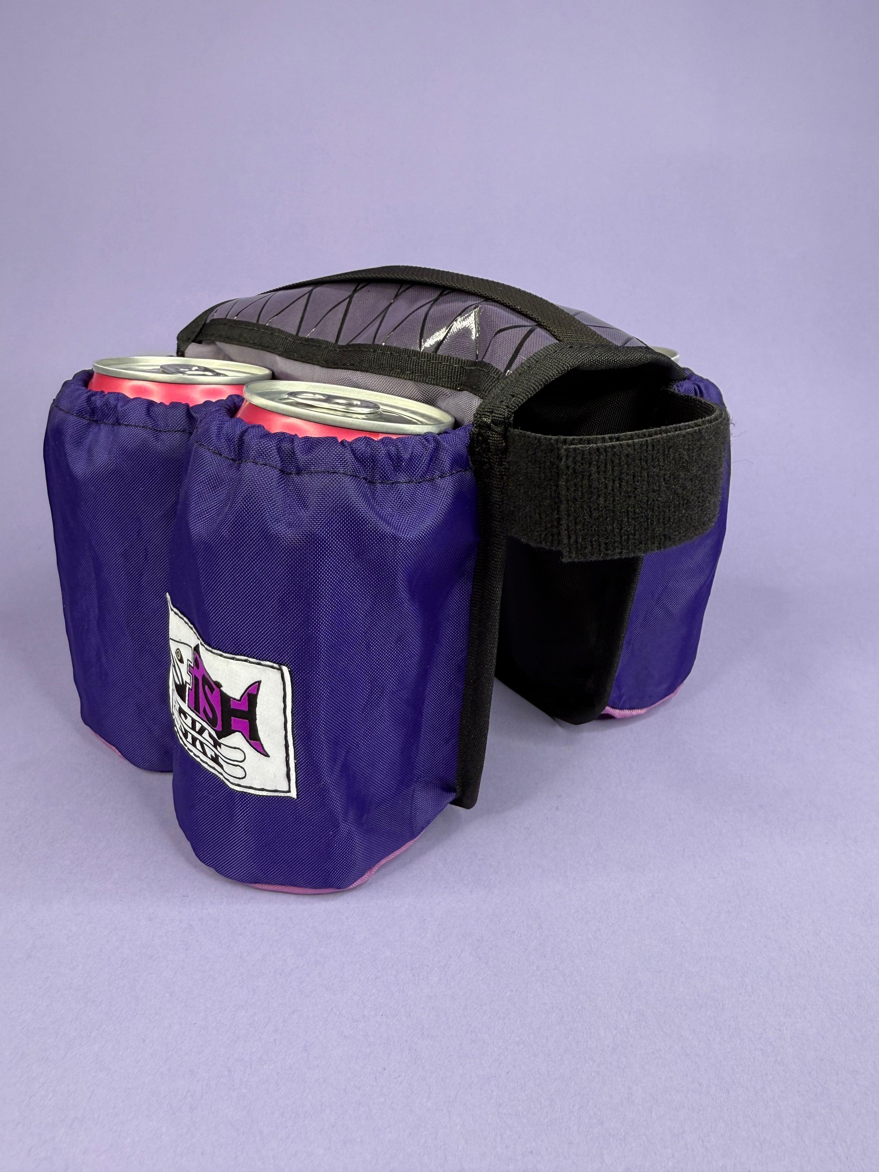 PURPLE 4-Pack Beverage Carrier