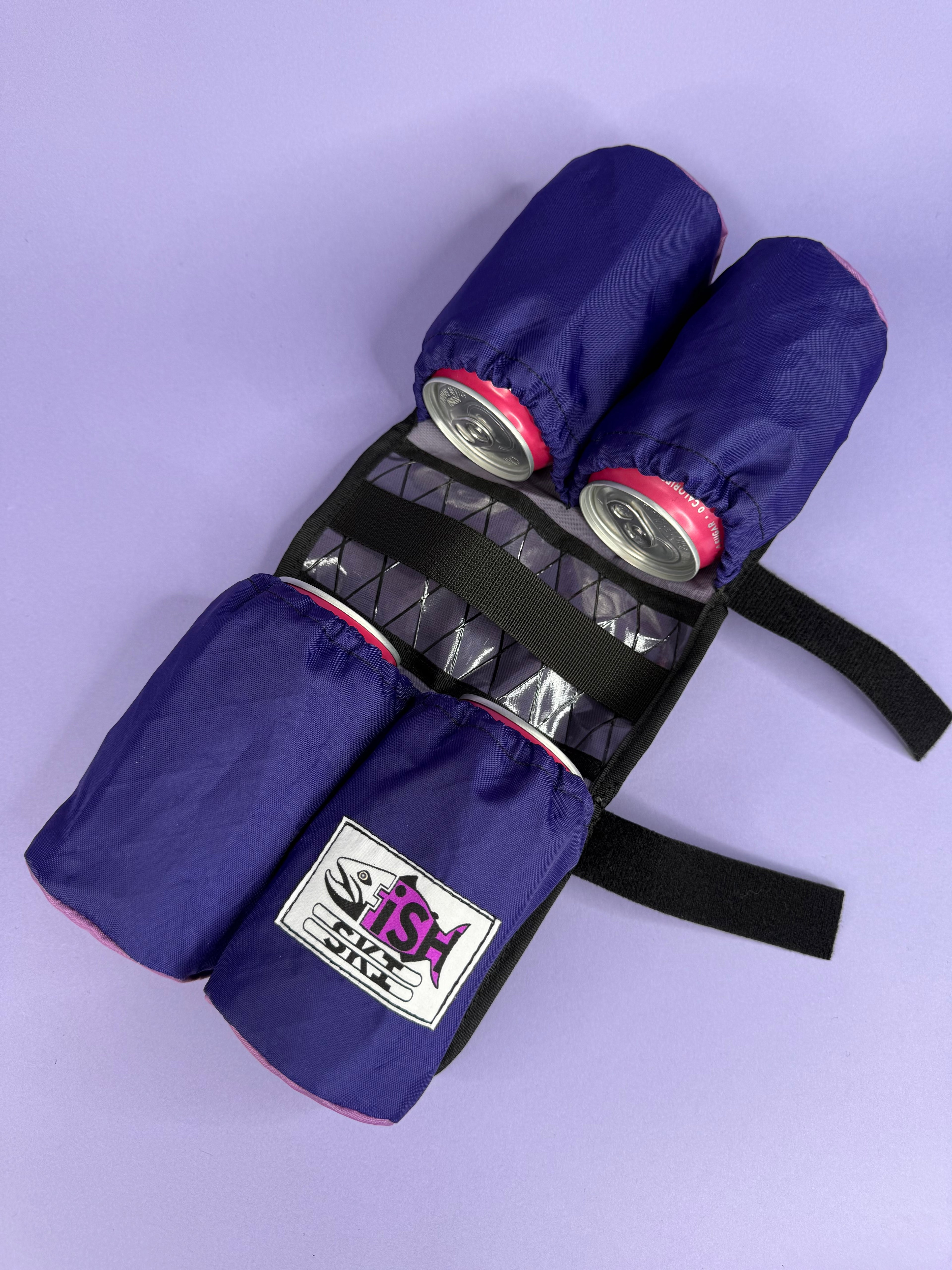 PURPLE 4-Pack Beverage Carrier