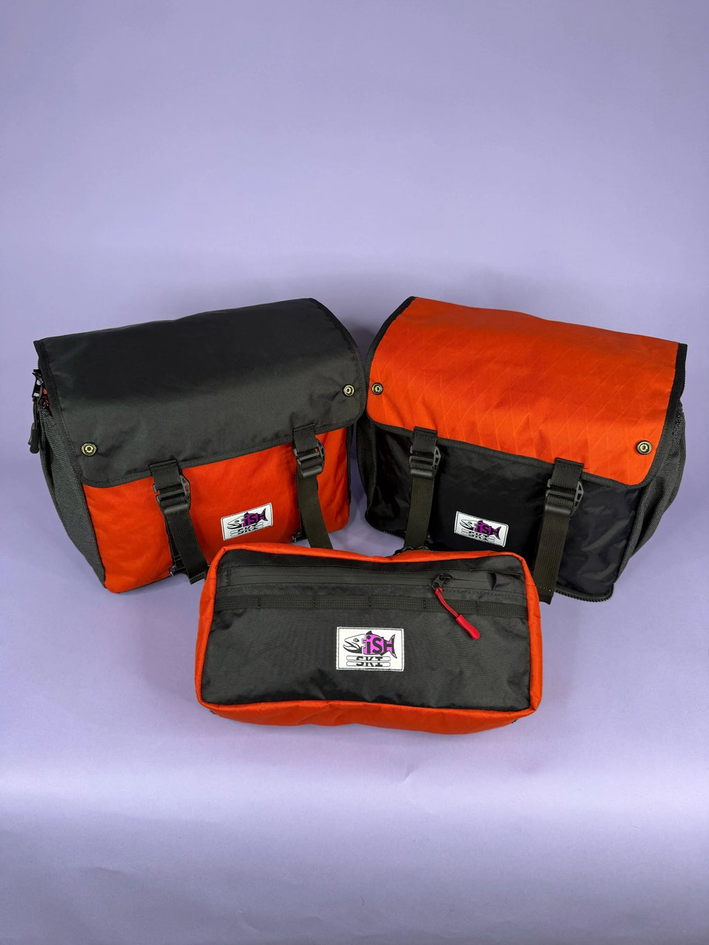 Black/Red Backpack Pannier