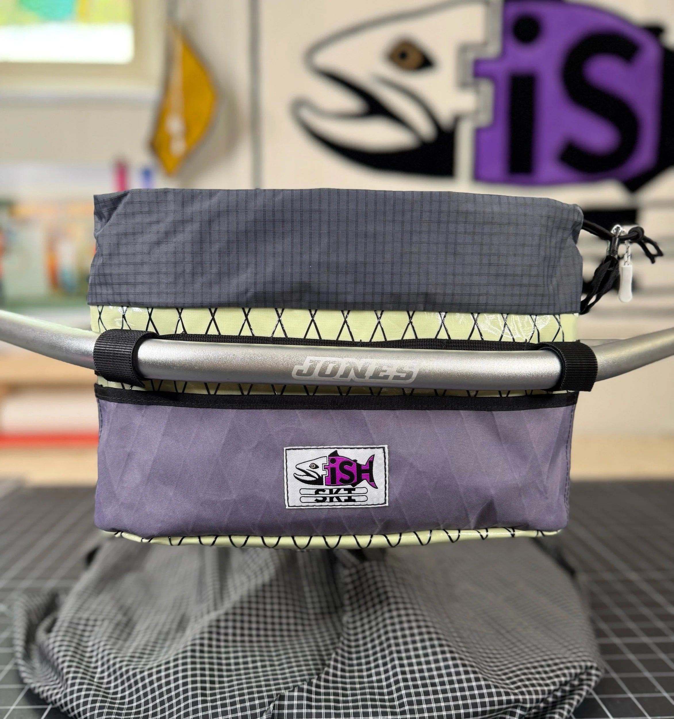 Seafoam/Purple Jones H-bar/Surly Moloko Bag