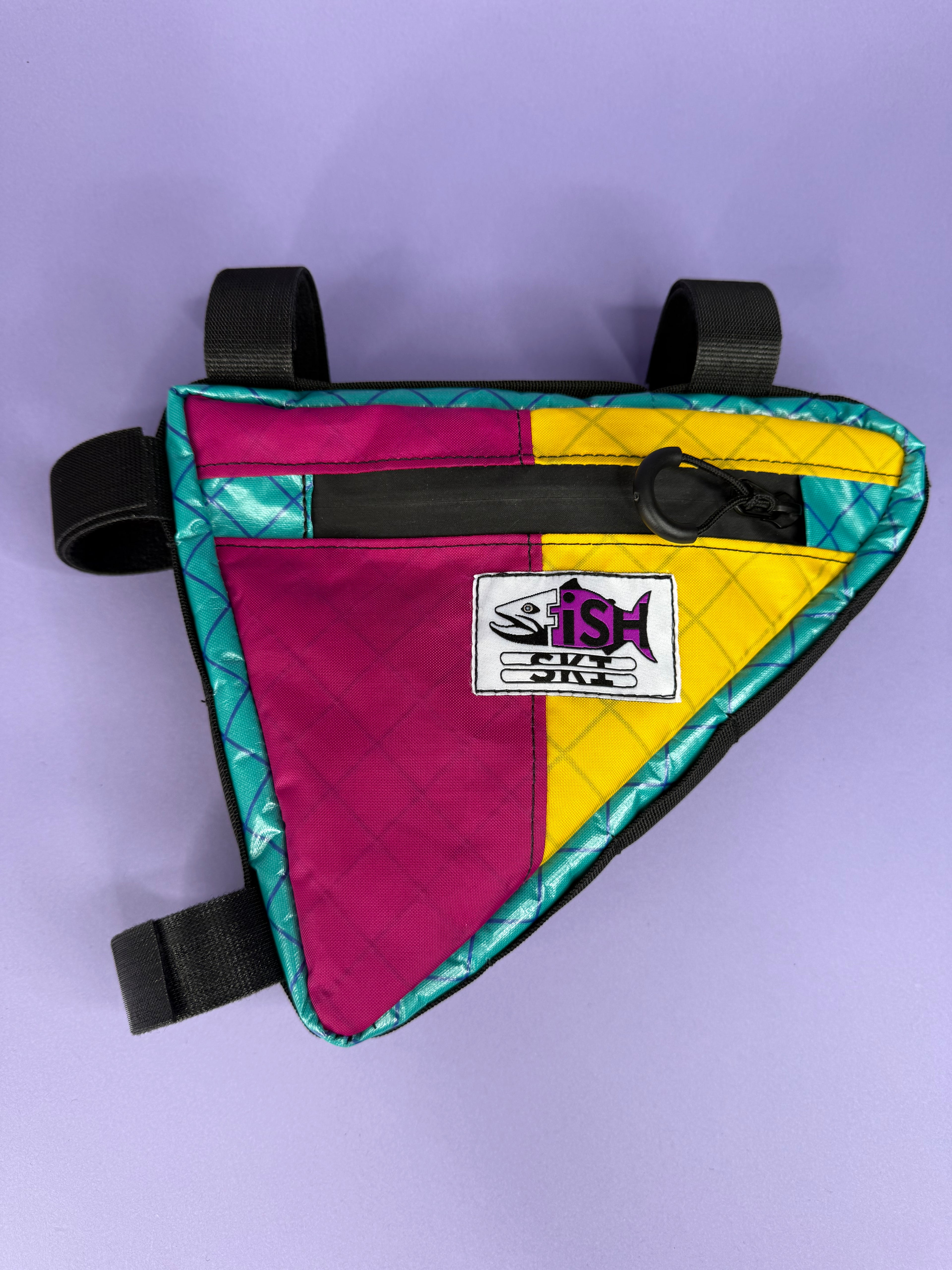 Fuchsia/Yellow Corner Frame Bag