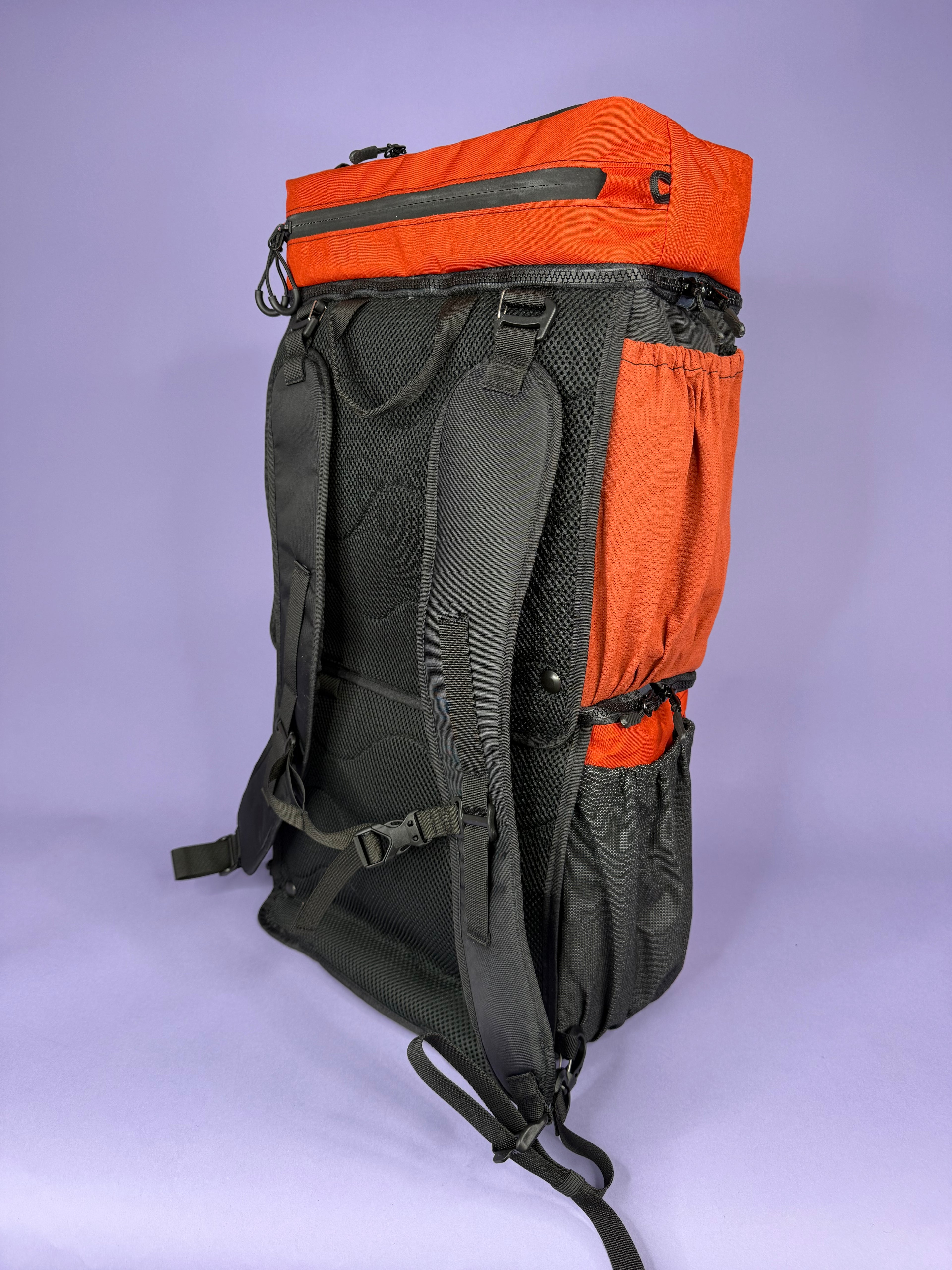 Red & Black Backpack Pannier