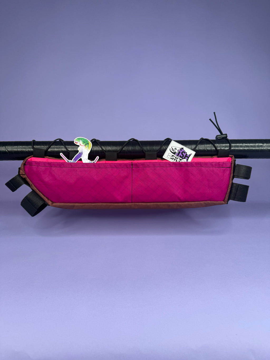 Fuchsia/Pink Half Frame Bag
