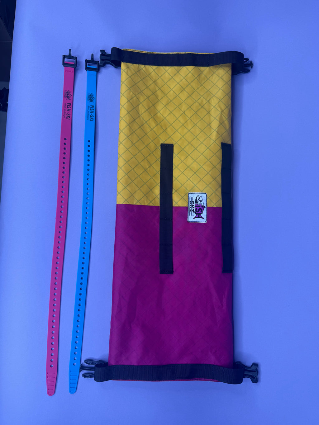 Yellow/Fuchsia Double Roll Bag