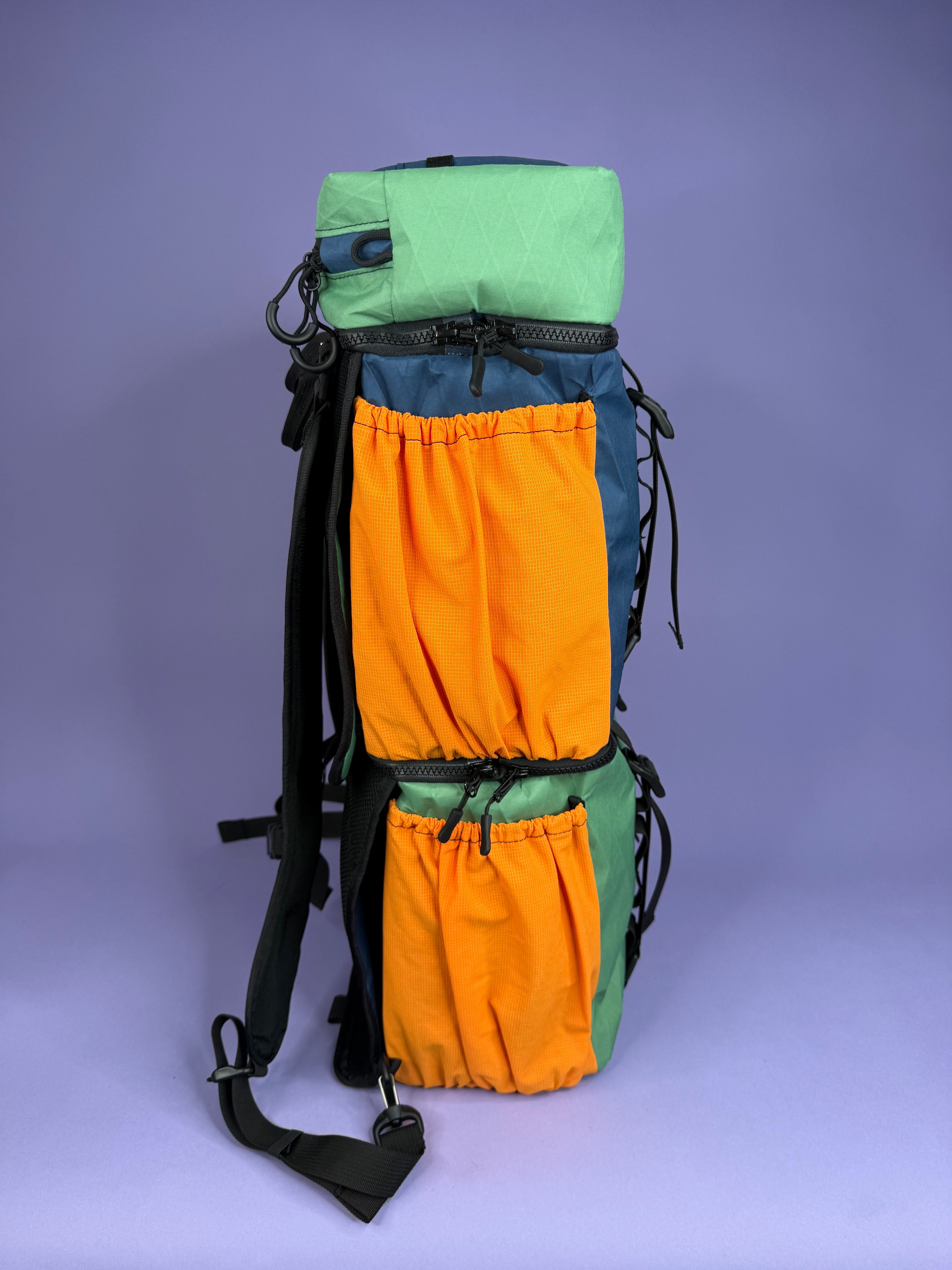 Blue/Green Backpack Pannier