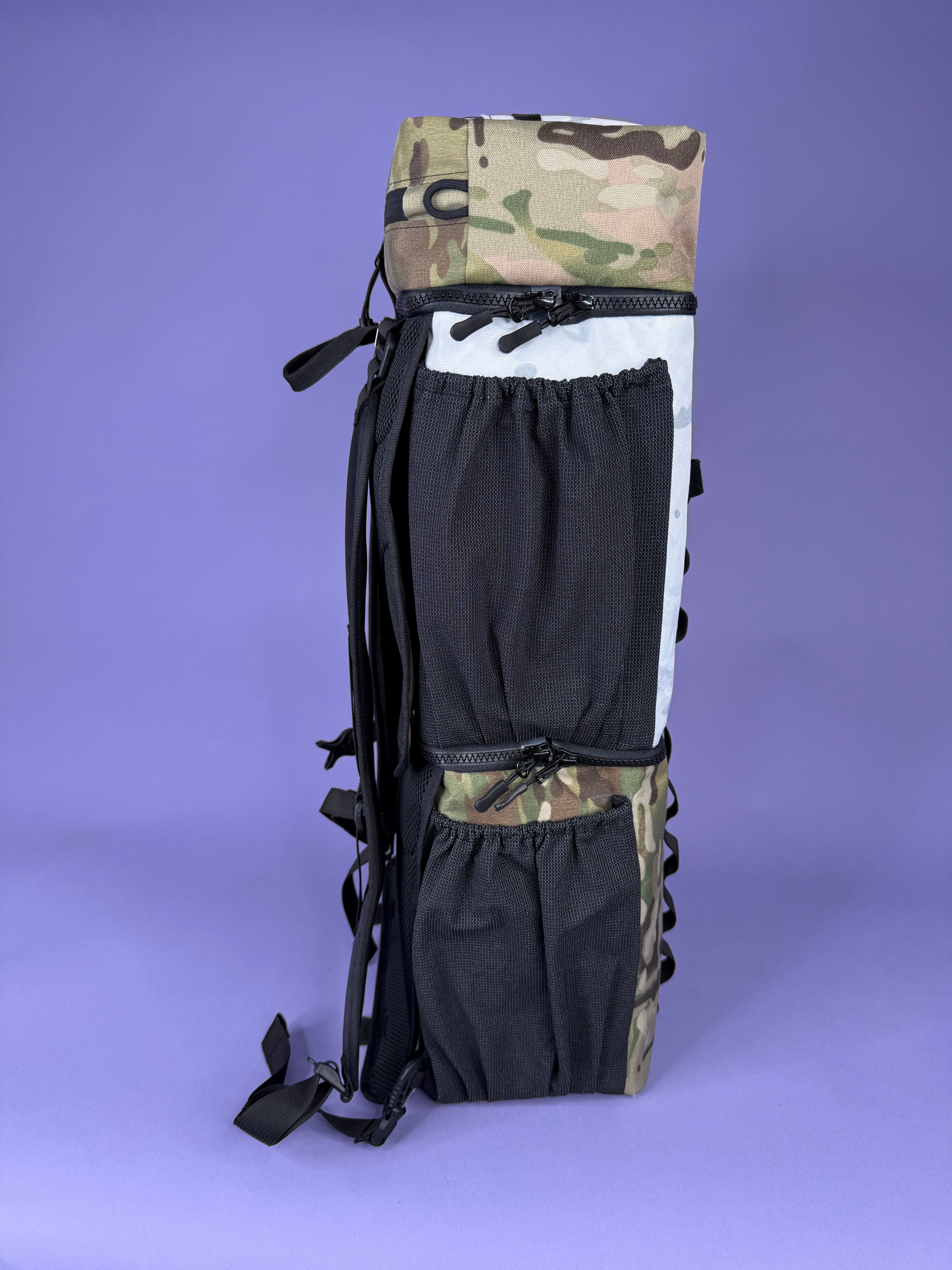 Camo & White Camo Backpack Pannier