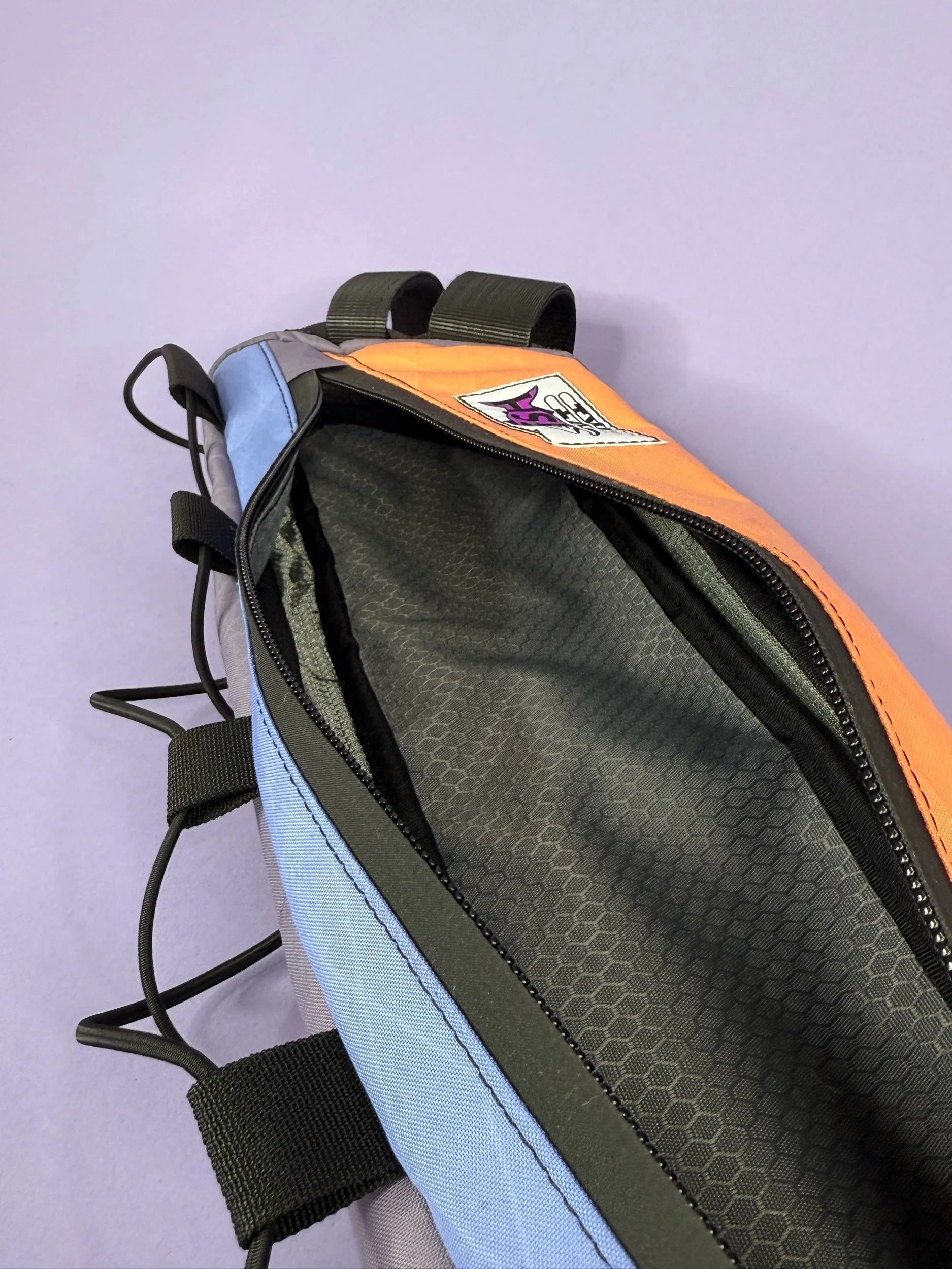 Bluebell/Coral Half Frame Bag