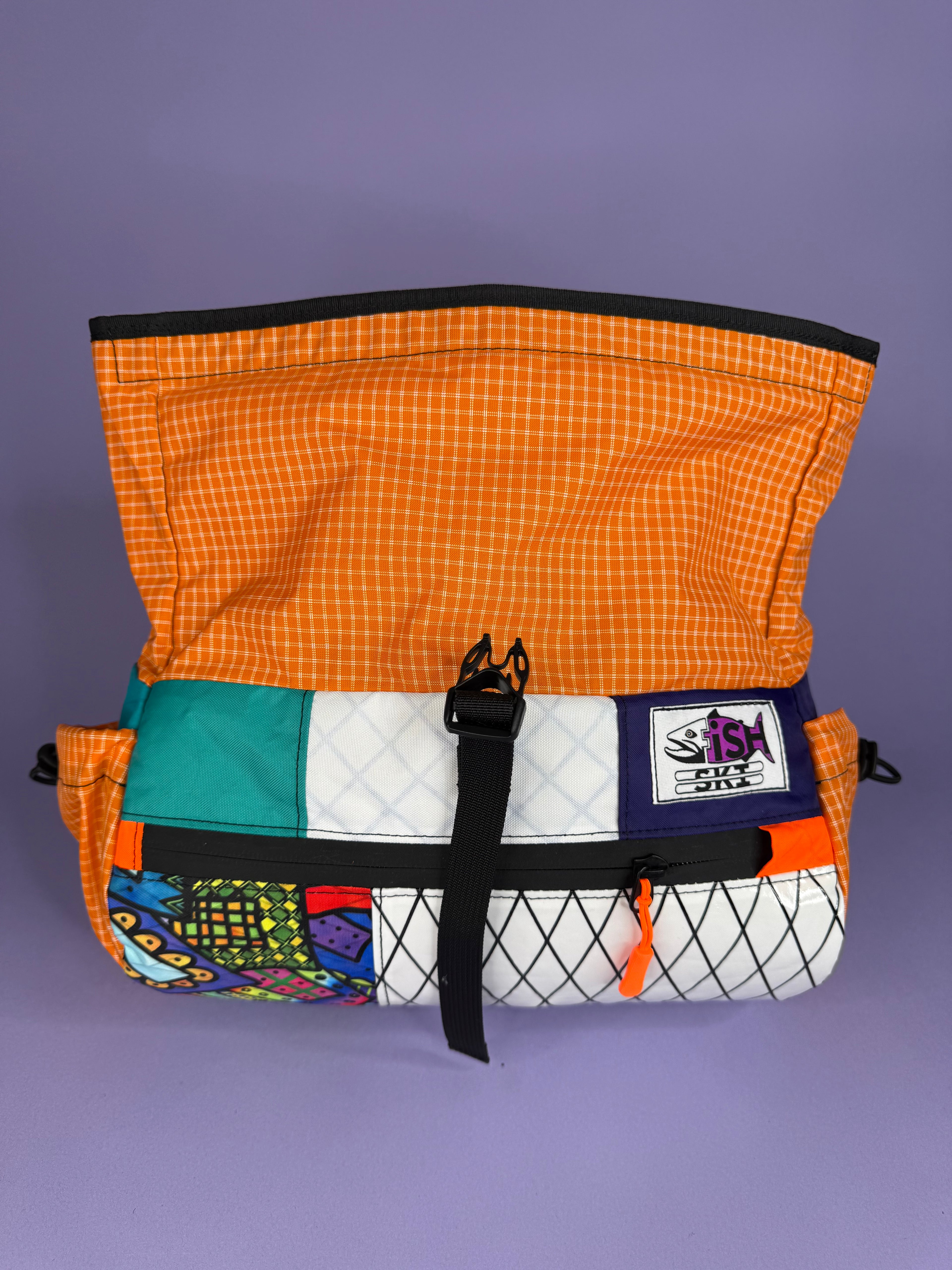 Coloring Book Patchwork Fanny pack/ Handlebar bag