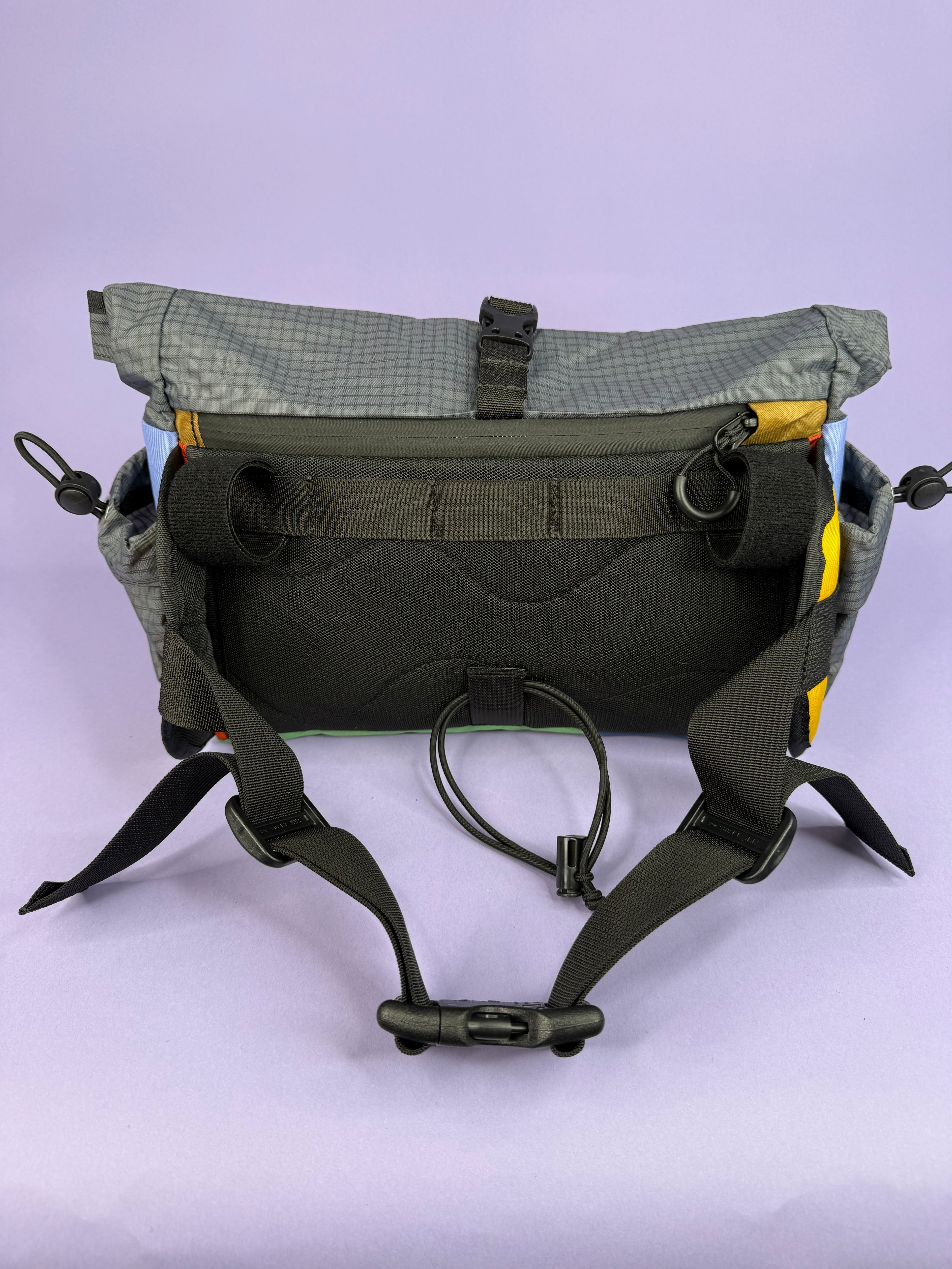 Pastel Patchwork Fanny pack/ Handlebar bag