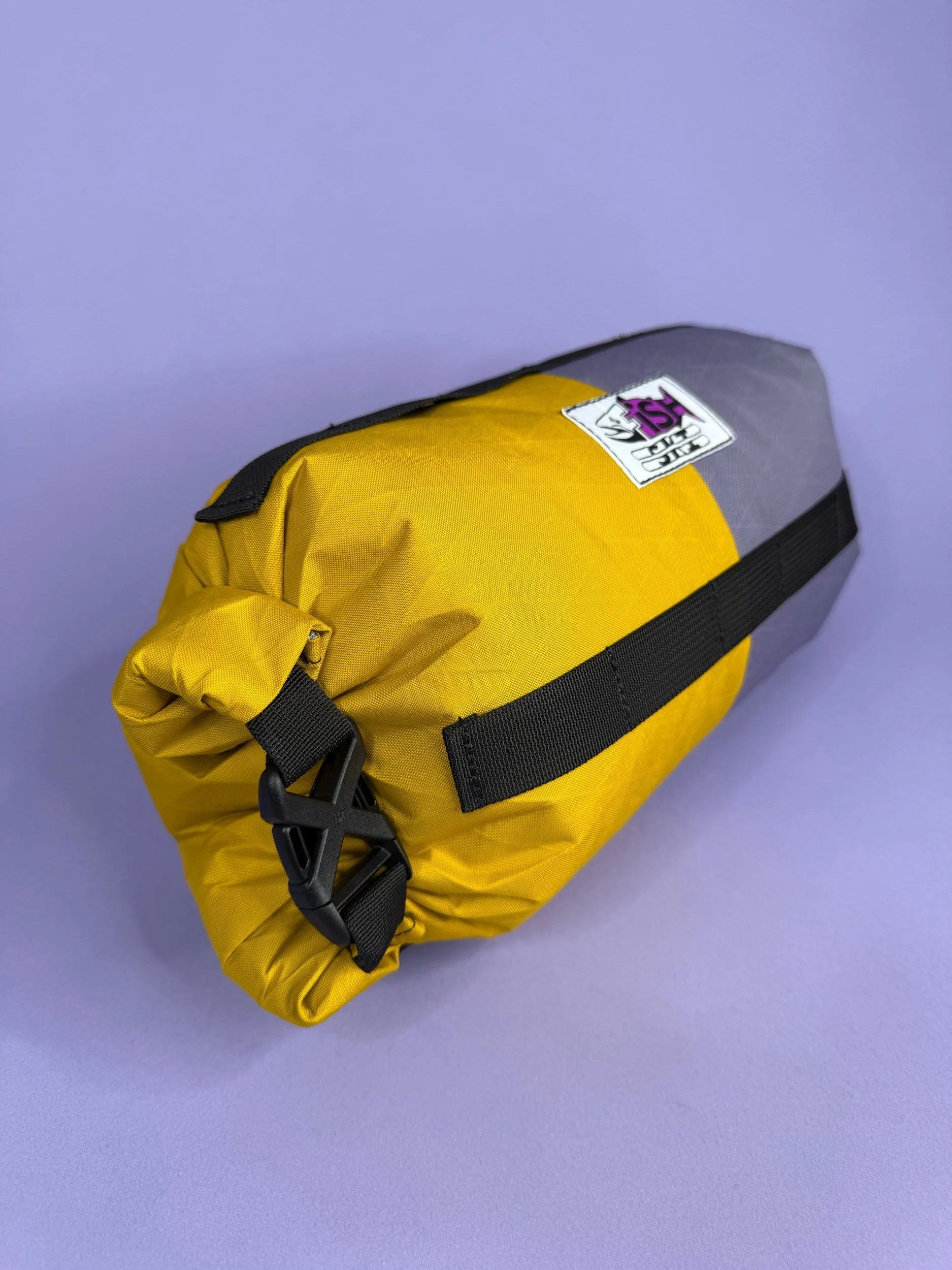 Goldenrod/Purple Double Roll Bag