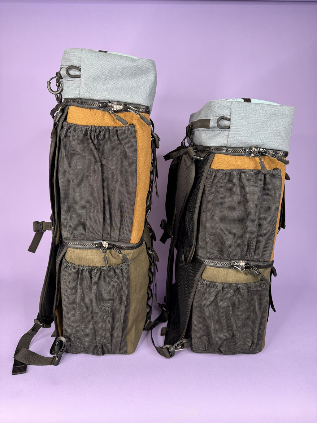 Forest Green/Brown Backpack Pannier