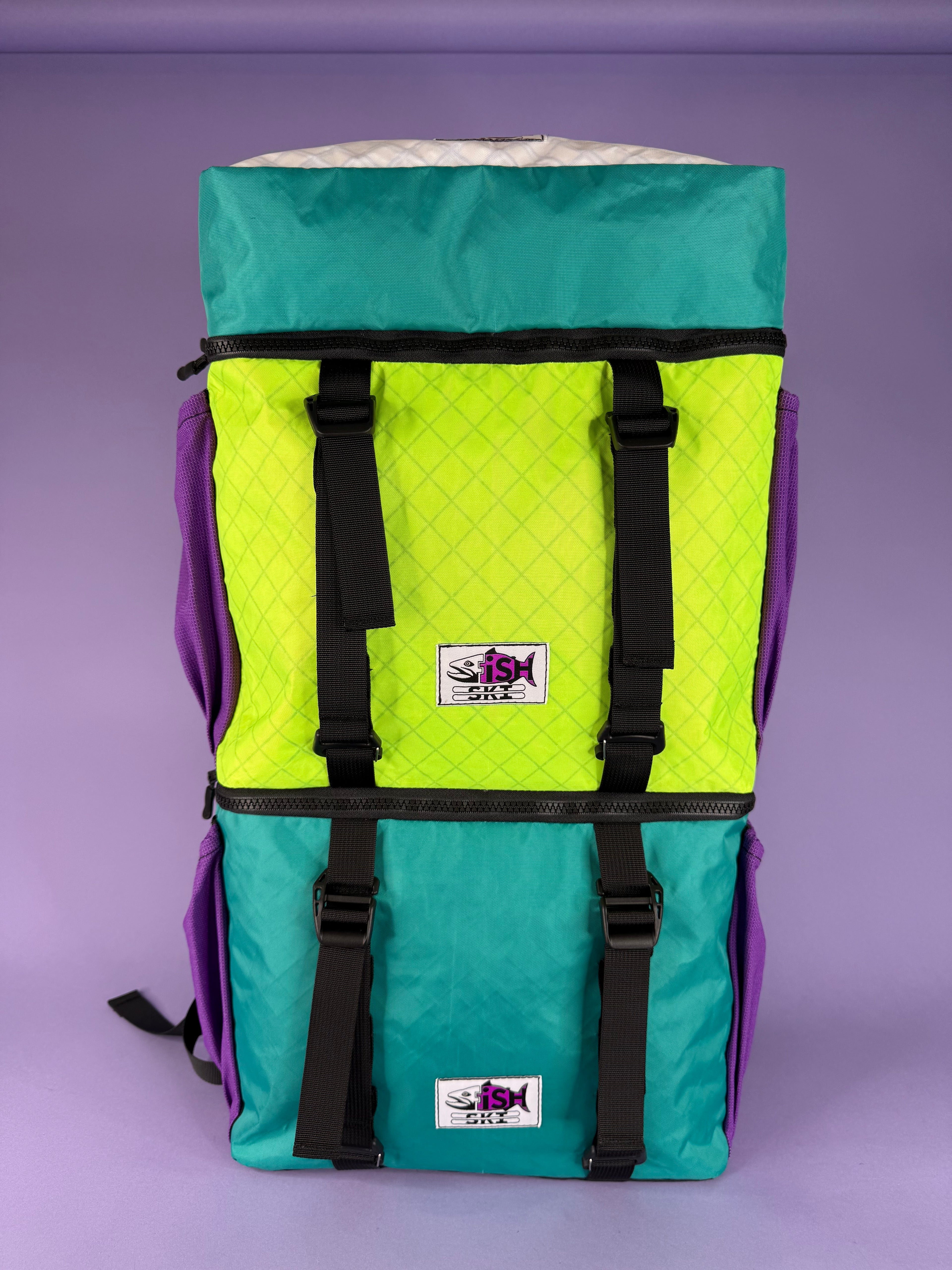 Teal/High-Vis Backpack Pannier