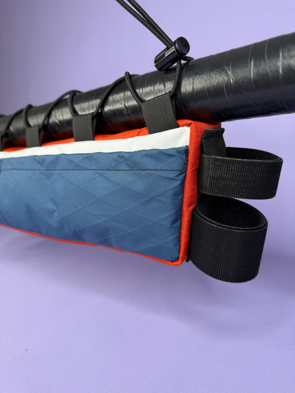 White X/Blue Half Frame Bag
