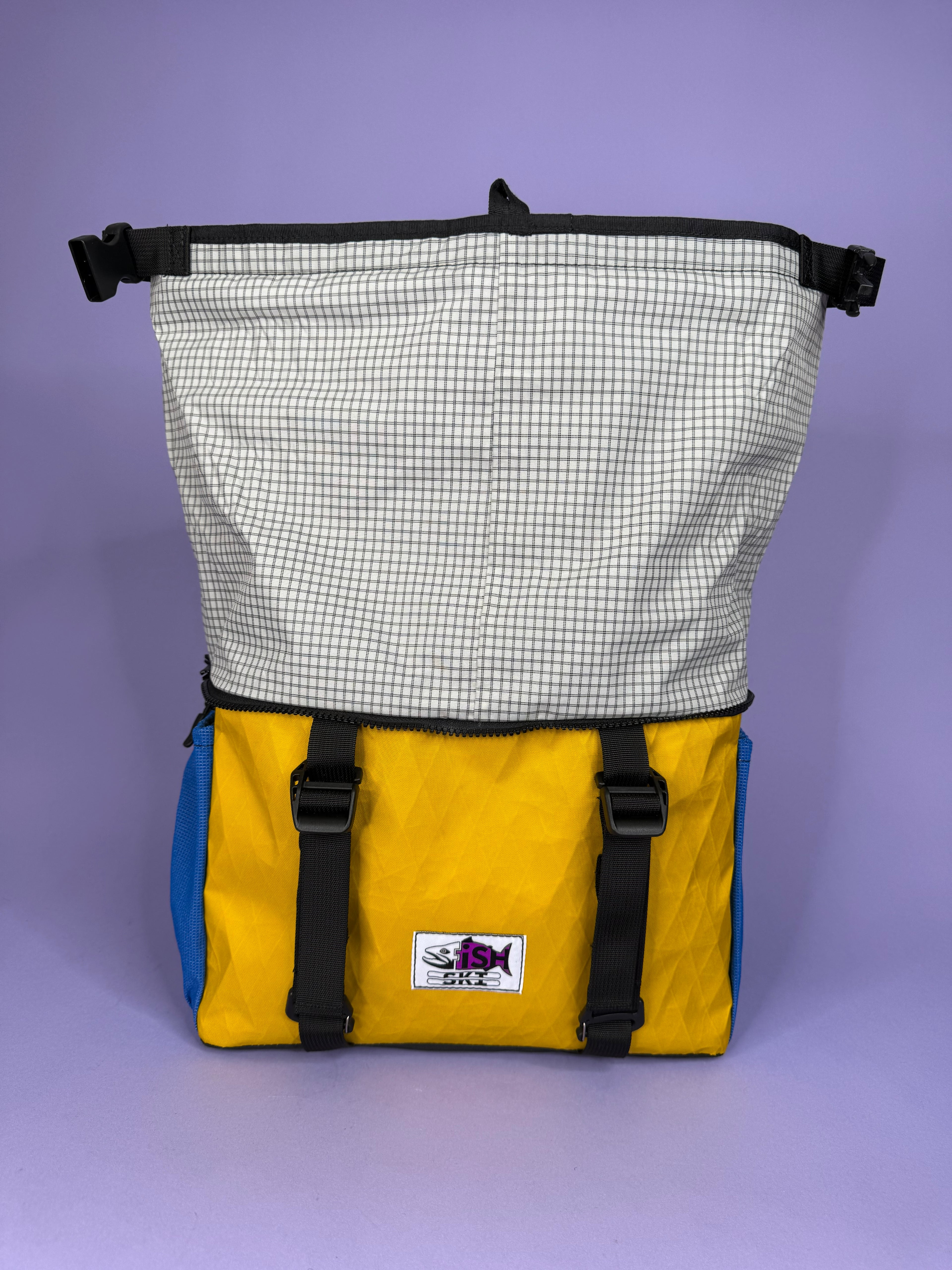 Coral/Goldenrod Backpack Pannier