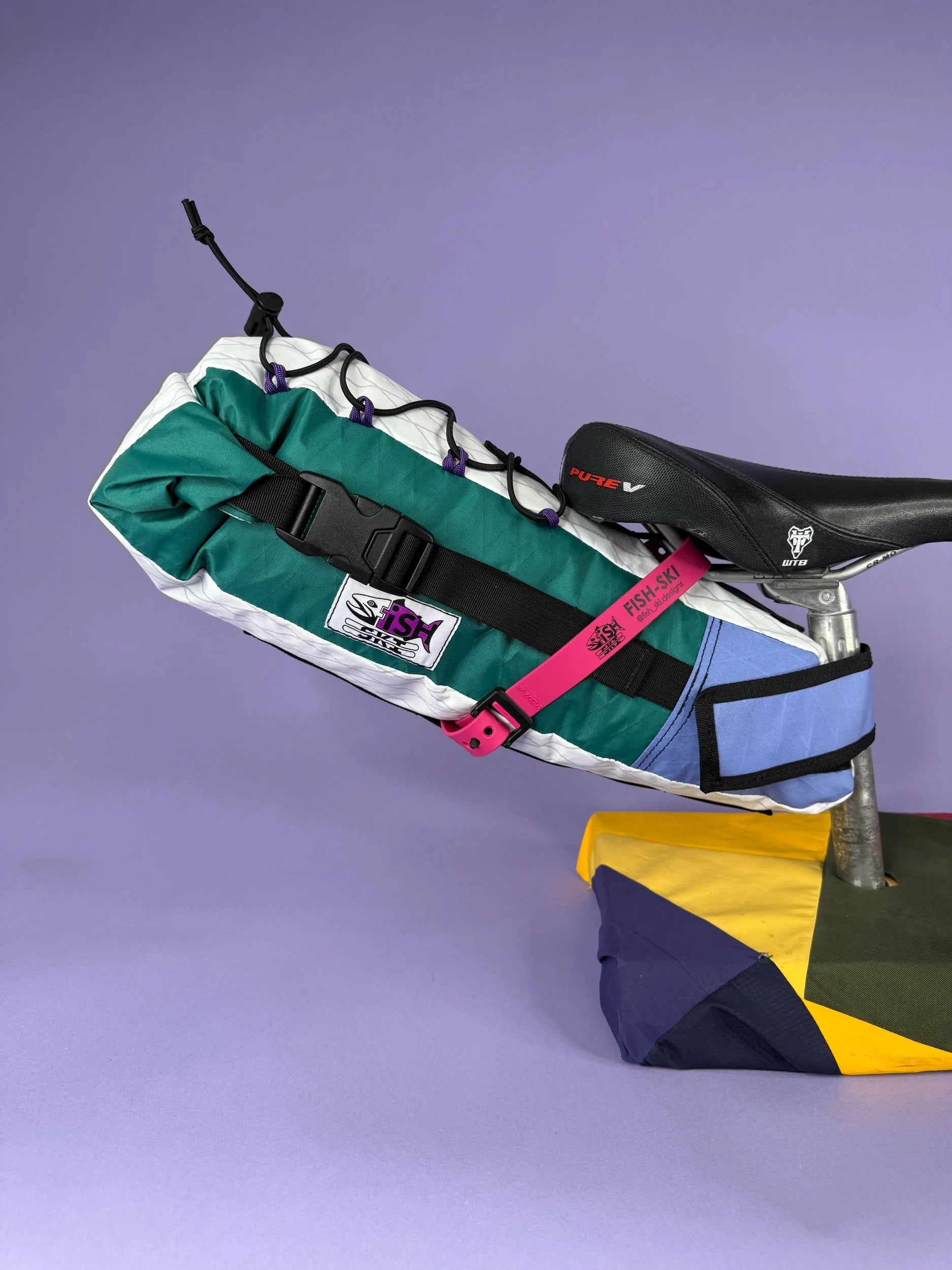 Green/White Saddlebag