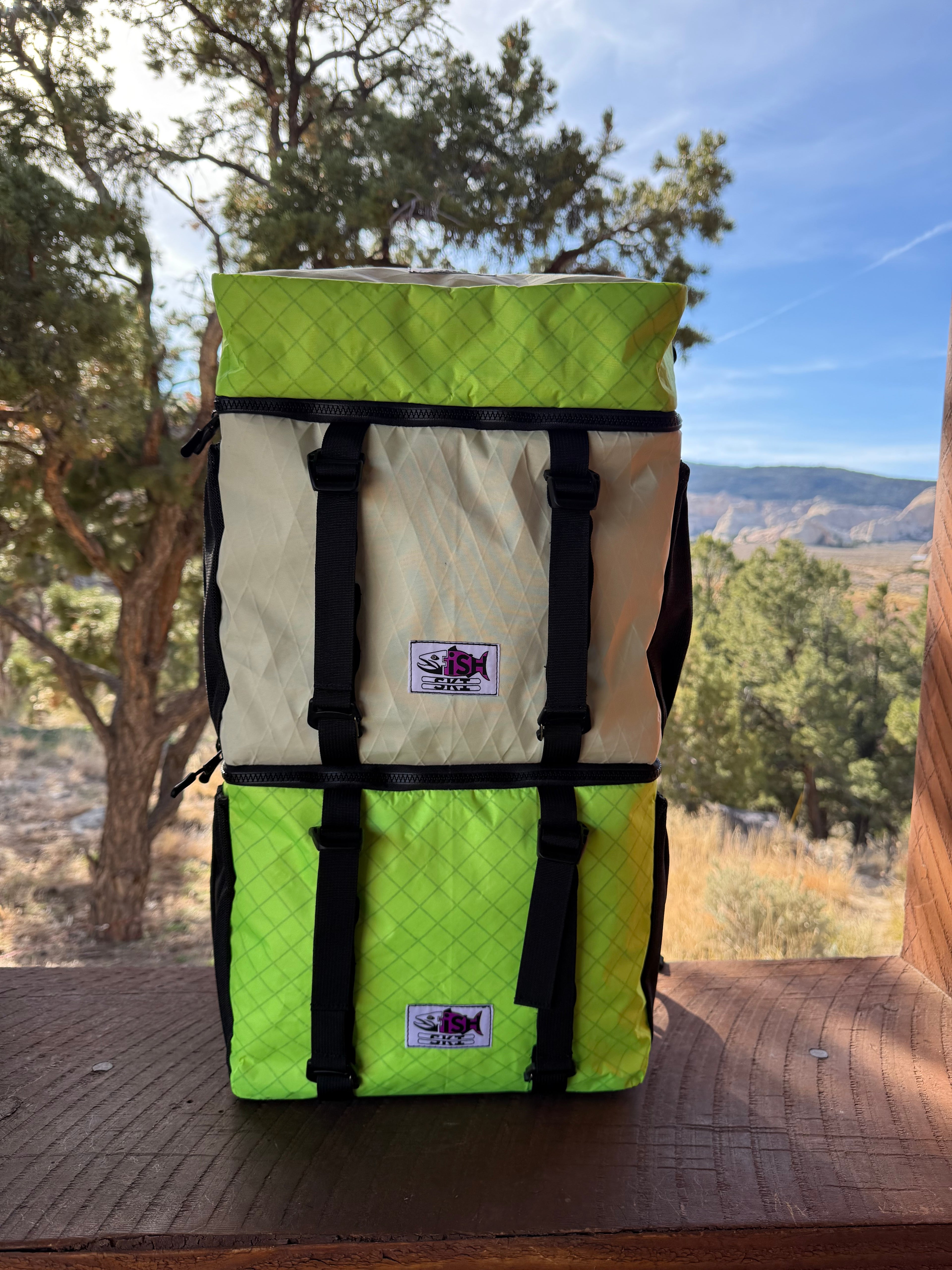 Seafoam/High-Vis Backpack Pannier