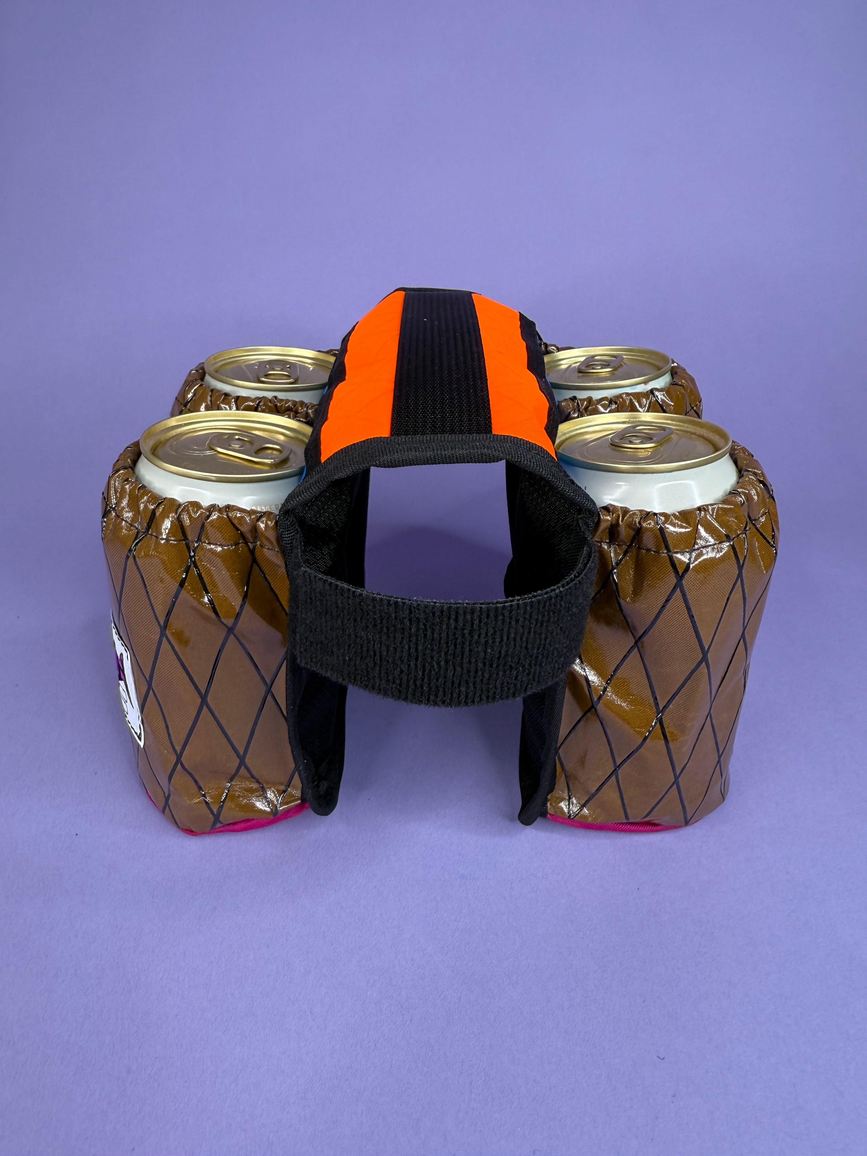 BROWN X 4-Pack Beverage Carrier