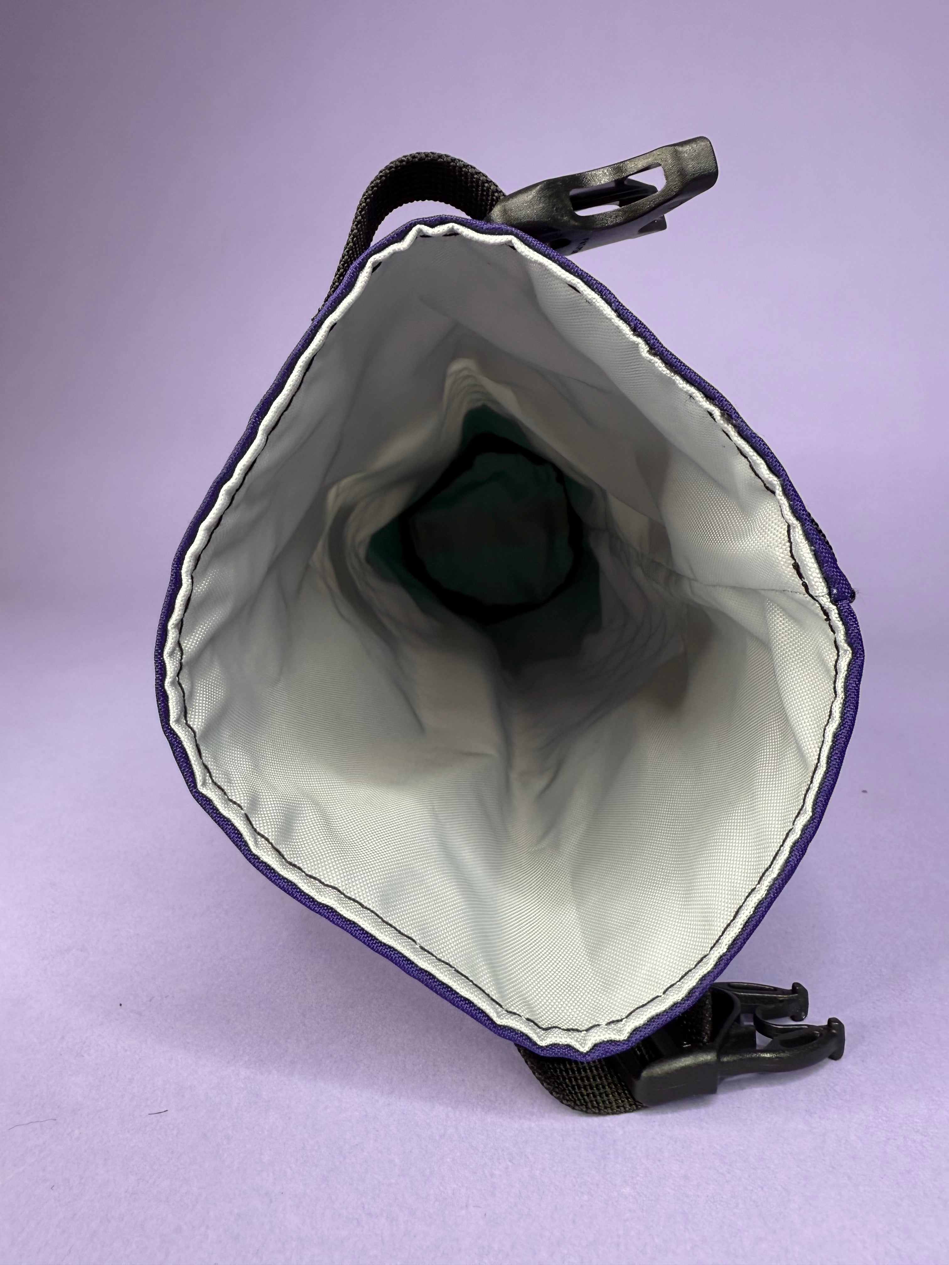 White/Purple/Teal Fork Bag