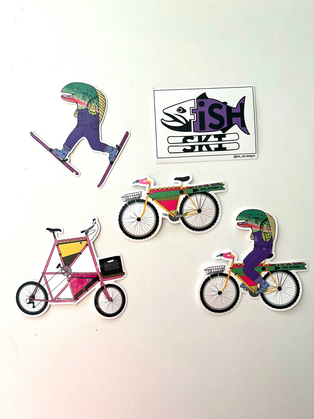 FISH-SKI STICKERS