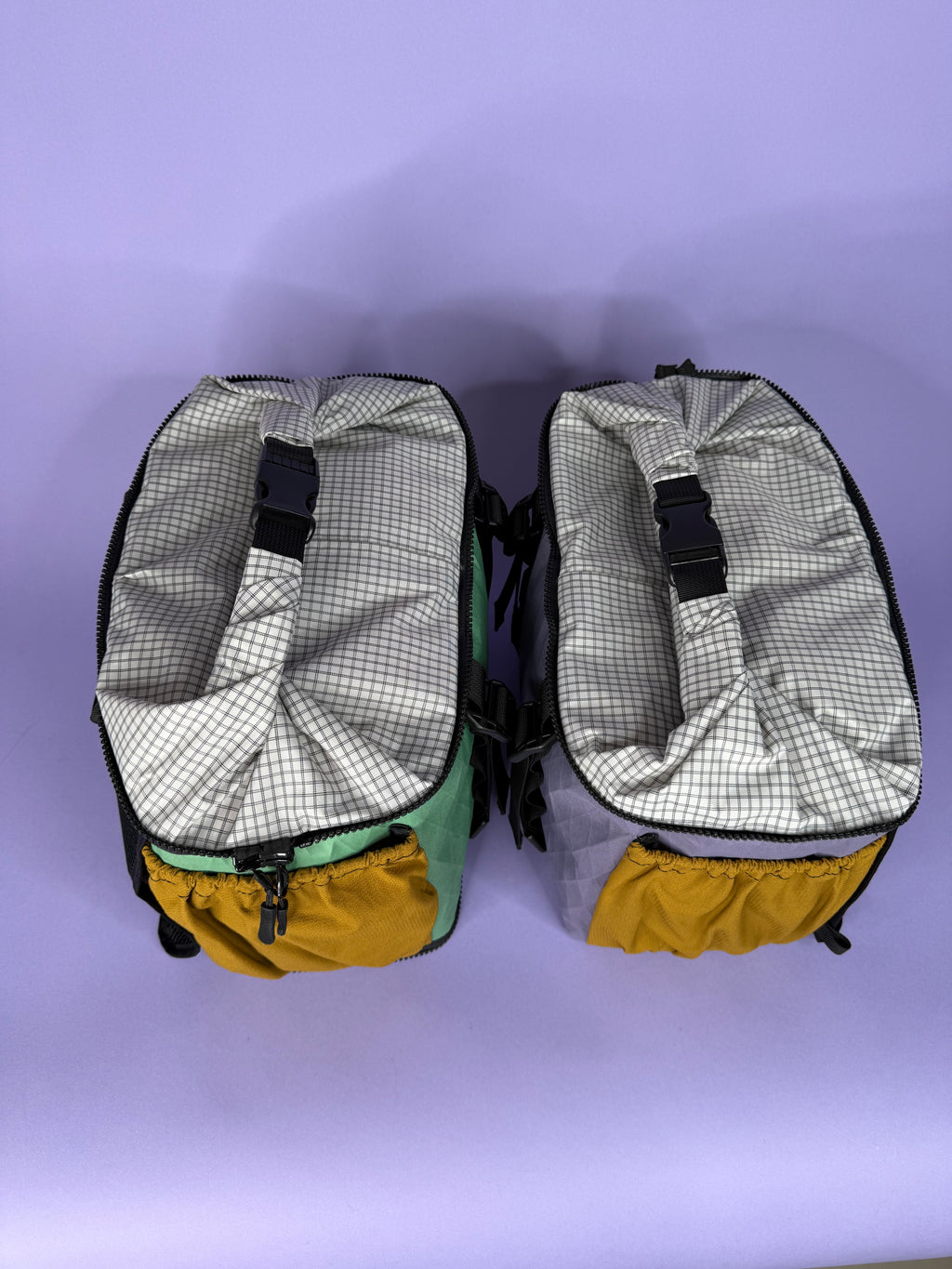 Green/Purple Backpack Pannier