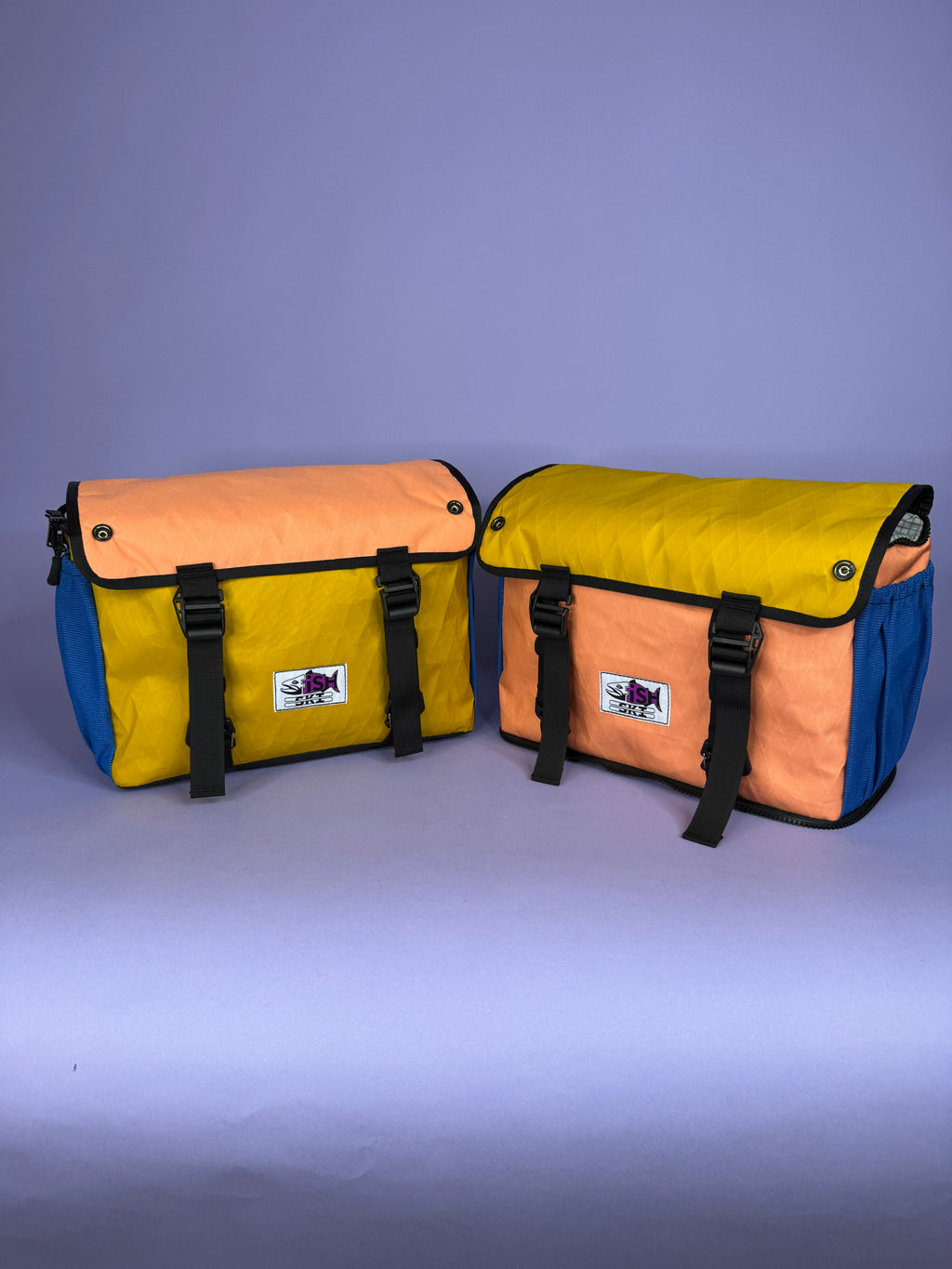 Coral/Goldenrod Backpack Pannier