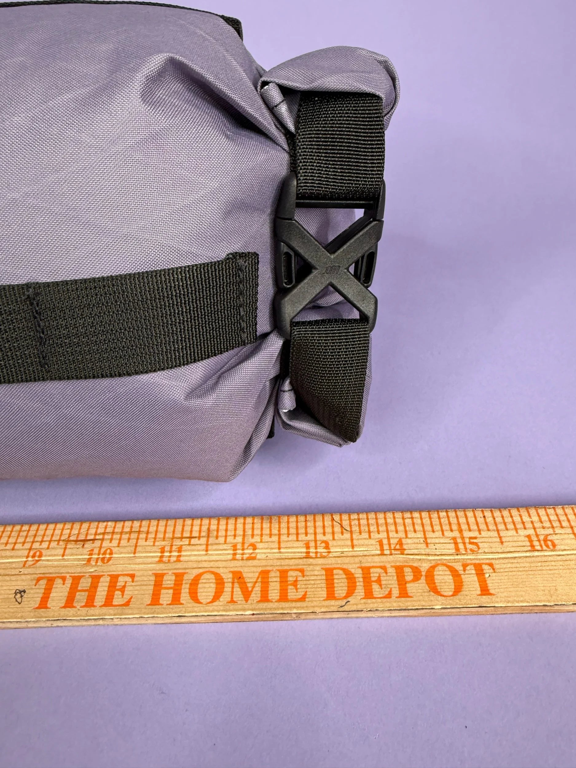 Goldenrod/Purple Double Roll Bag