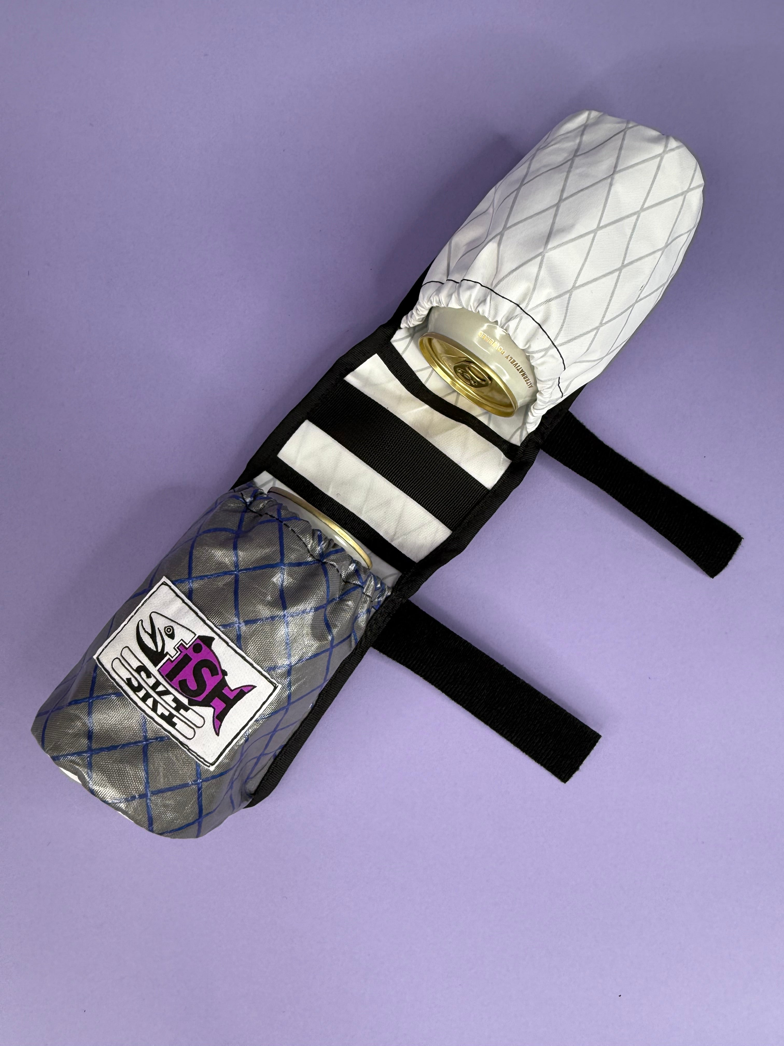 Grey/White 2-Pack Beverage Carrier