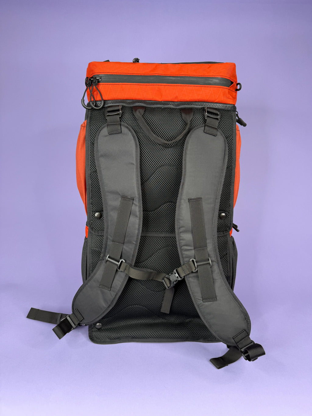 Red & Black Backpack Pannier