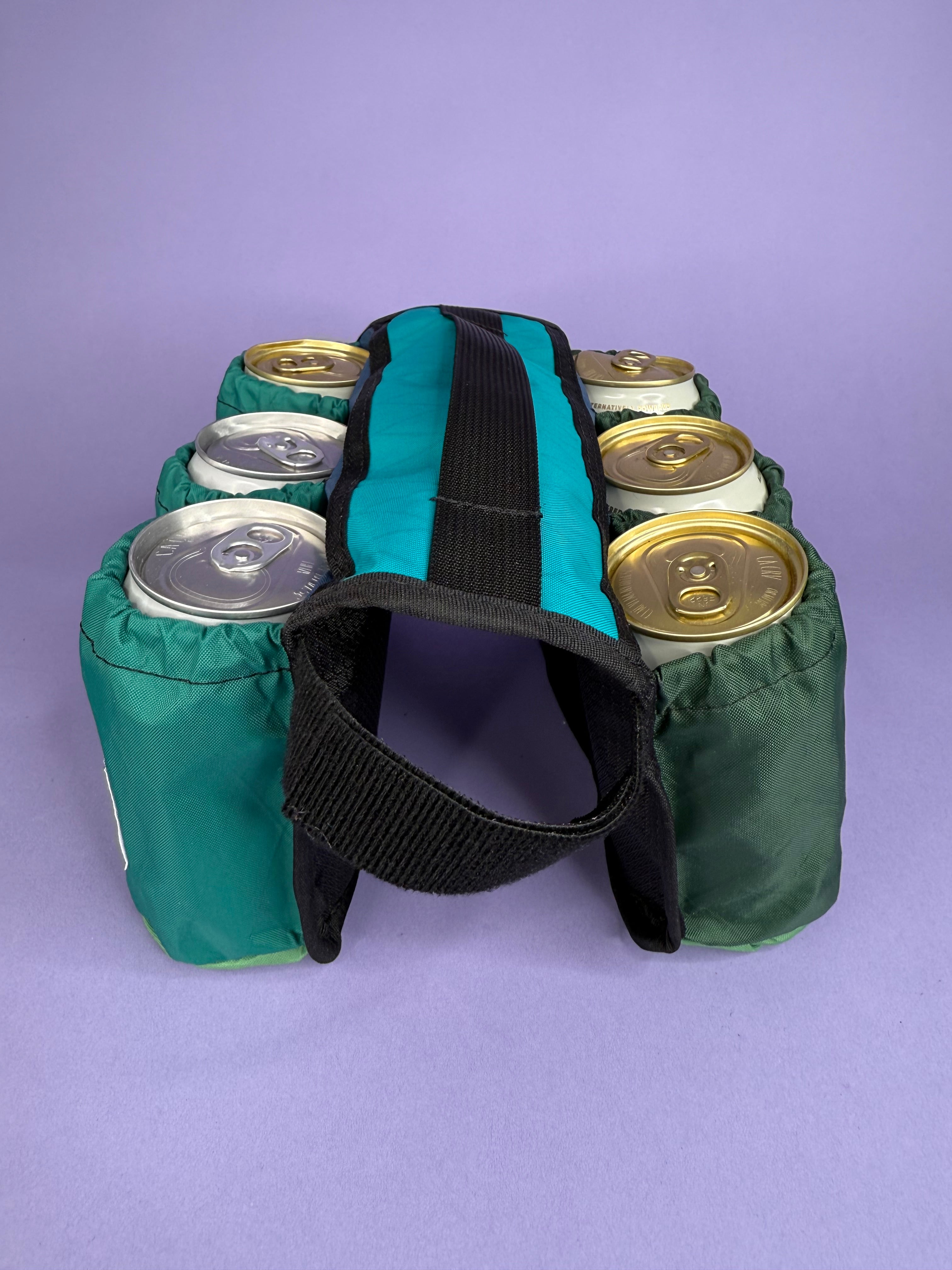 Green/Green 6-Pack Beverage Carrier