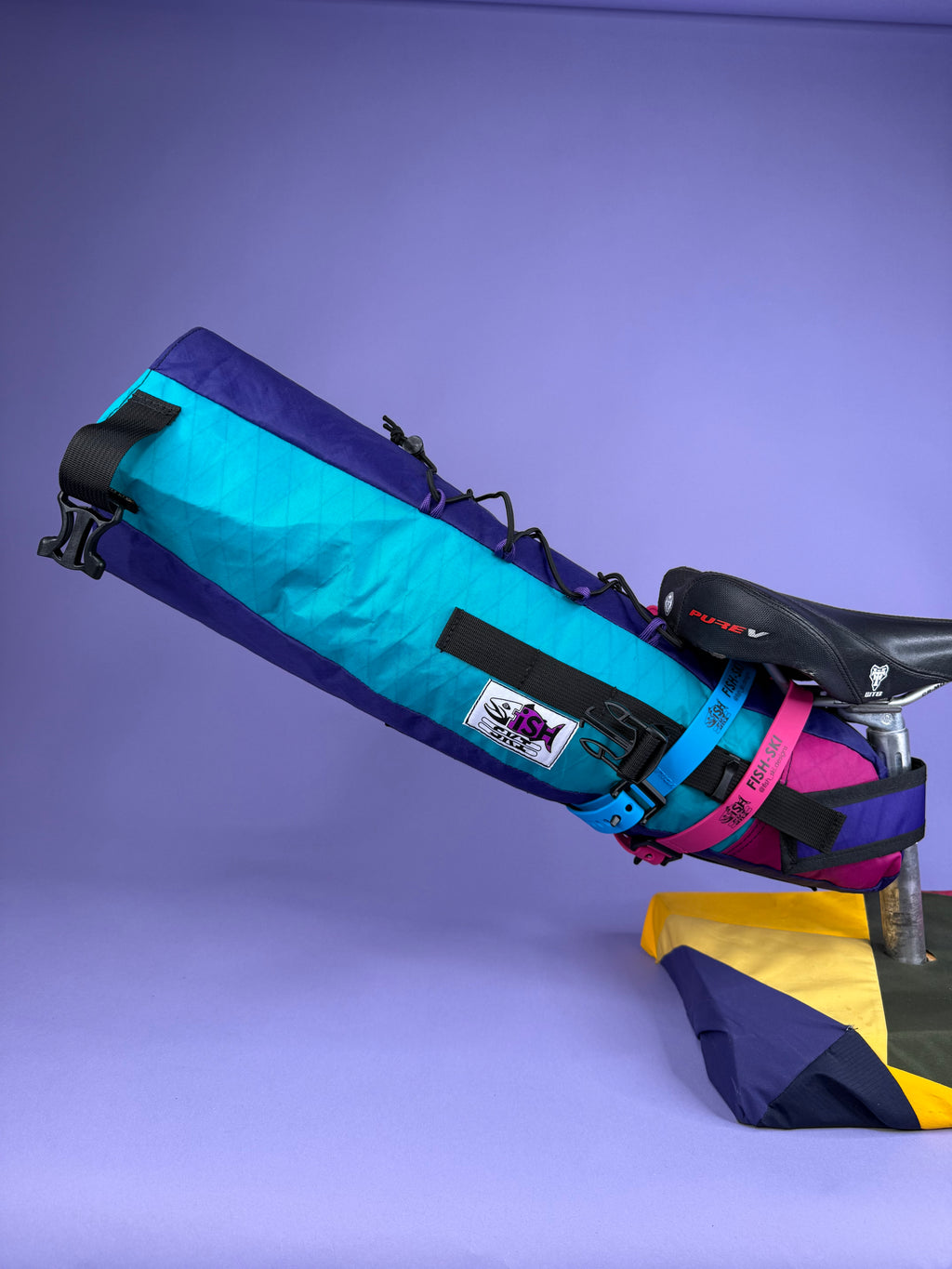 Purple/Teal Saddlebag