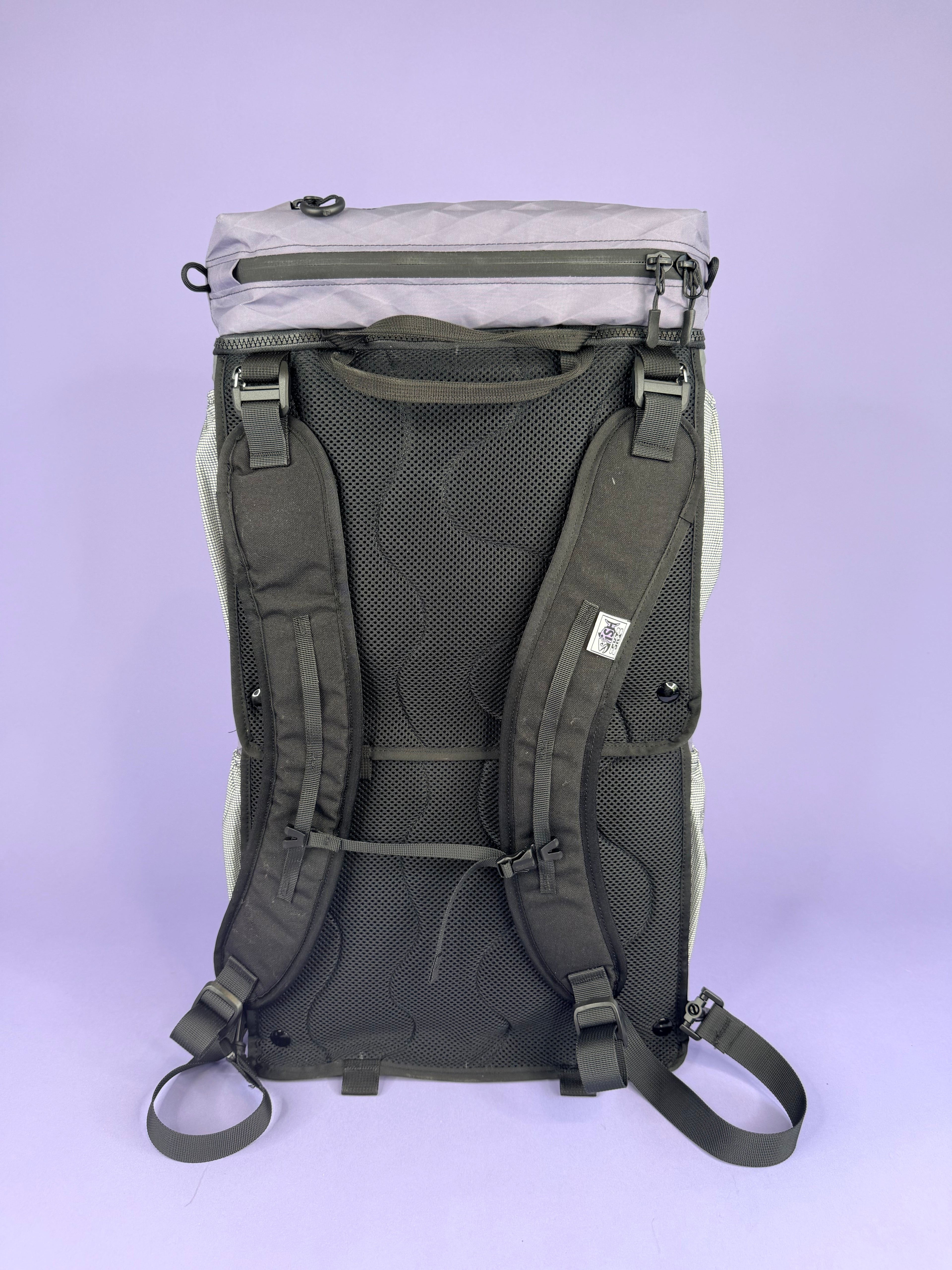 Purple/Grey Backpack Pannier