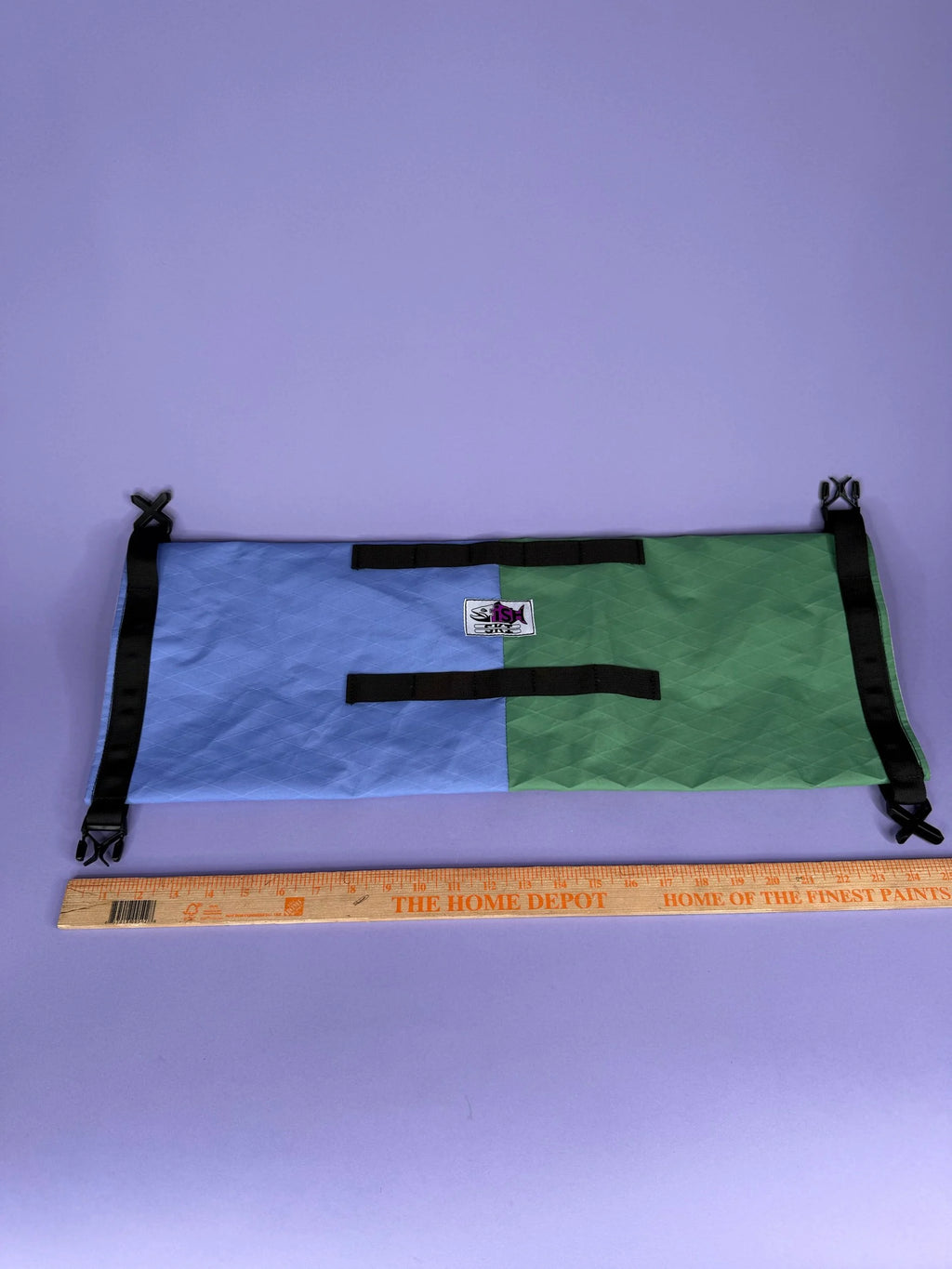 Bluebell/Green Double Roll Bag