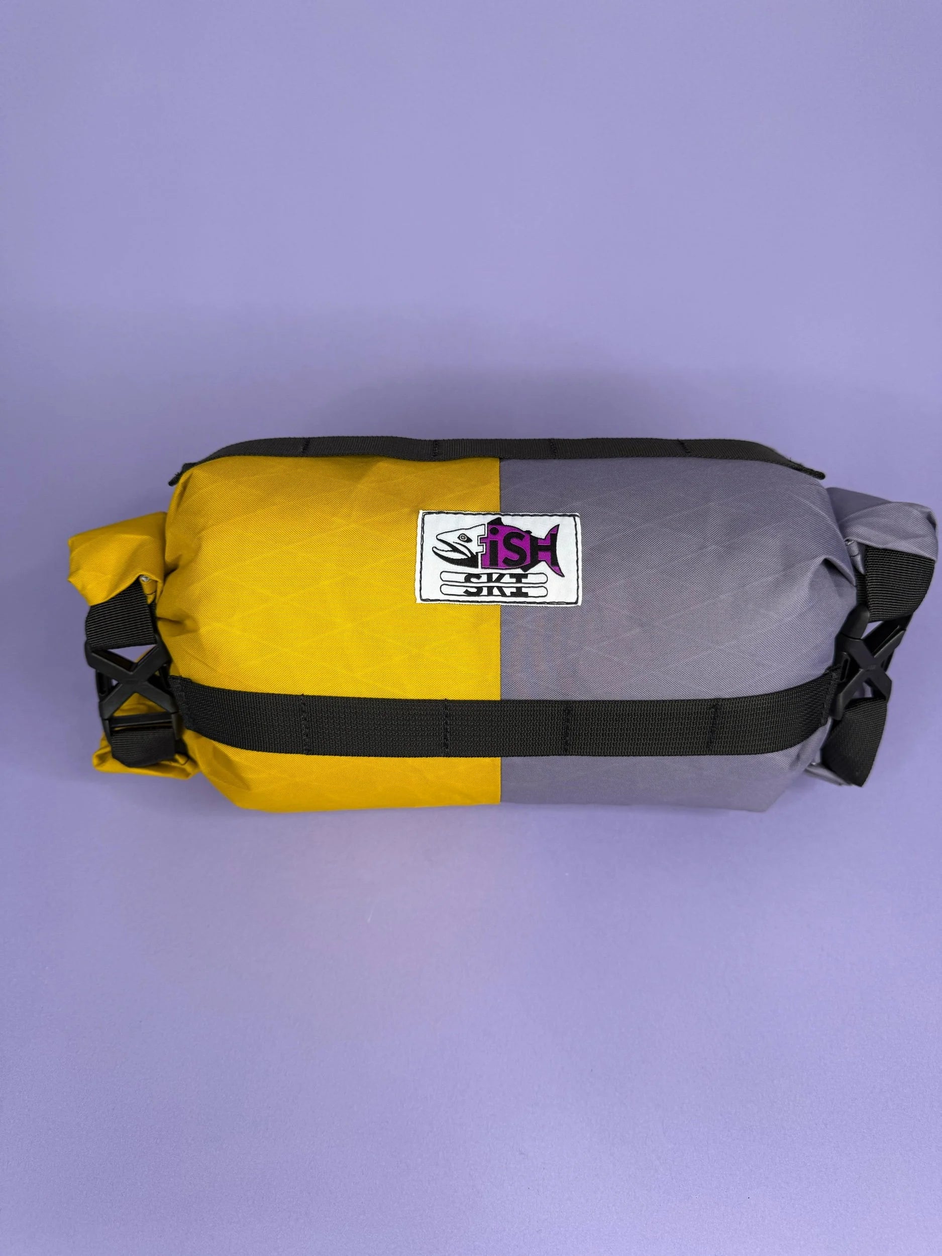 Goldenrod/Purple Double Roll Bag
