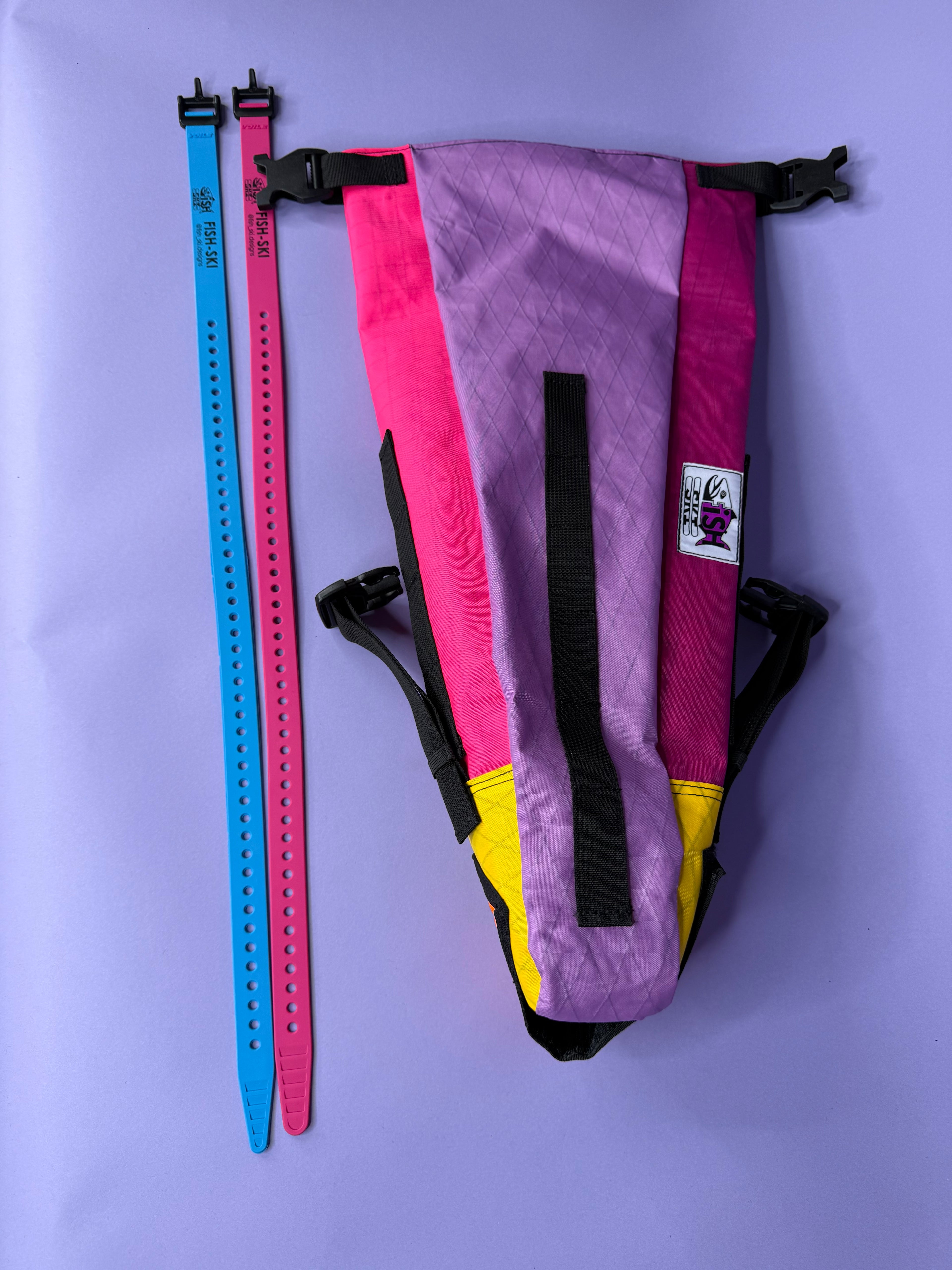 Fuchsia/High-vis Saddlebag