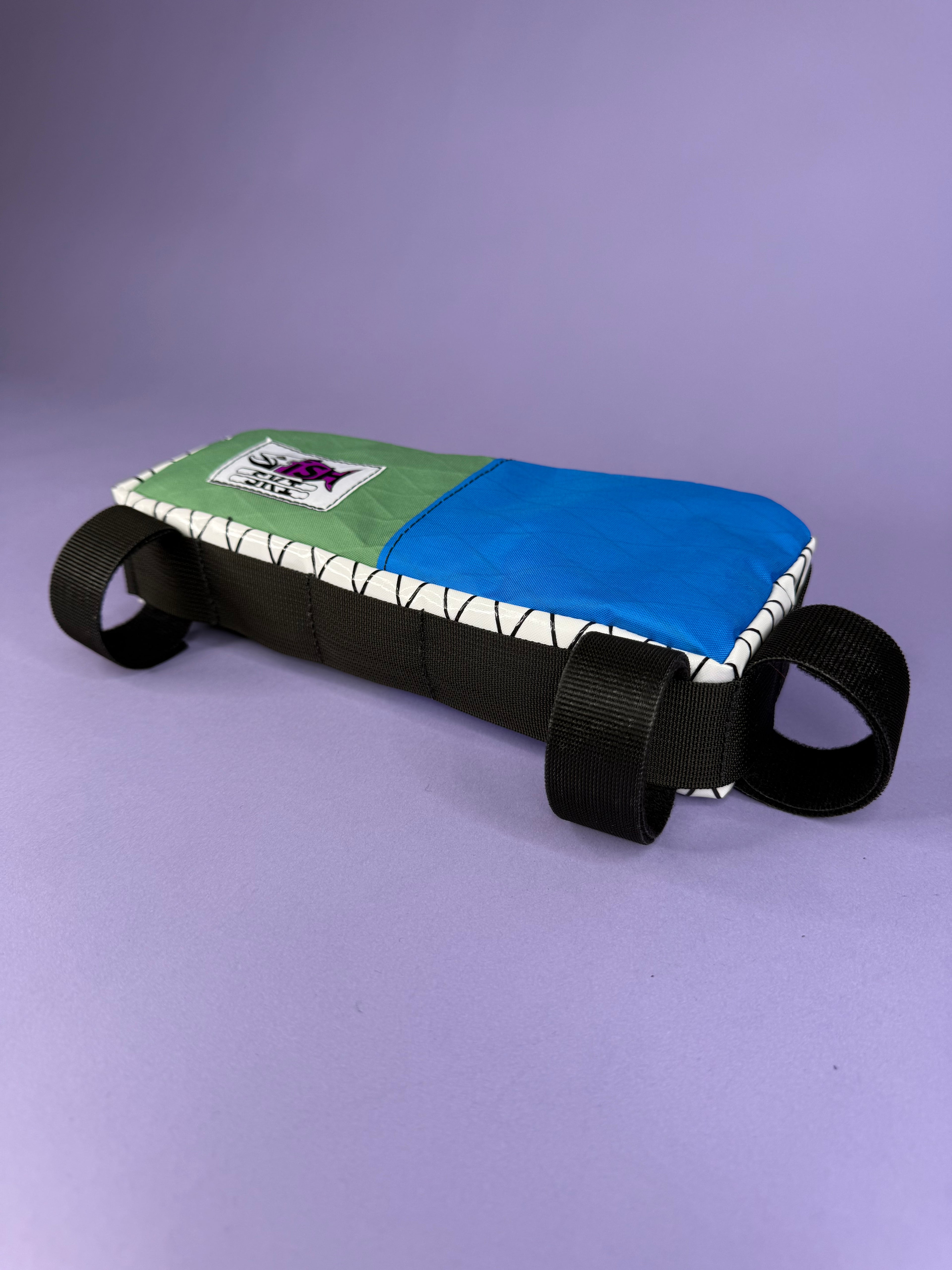 Blue/Green Top Tube Bag