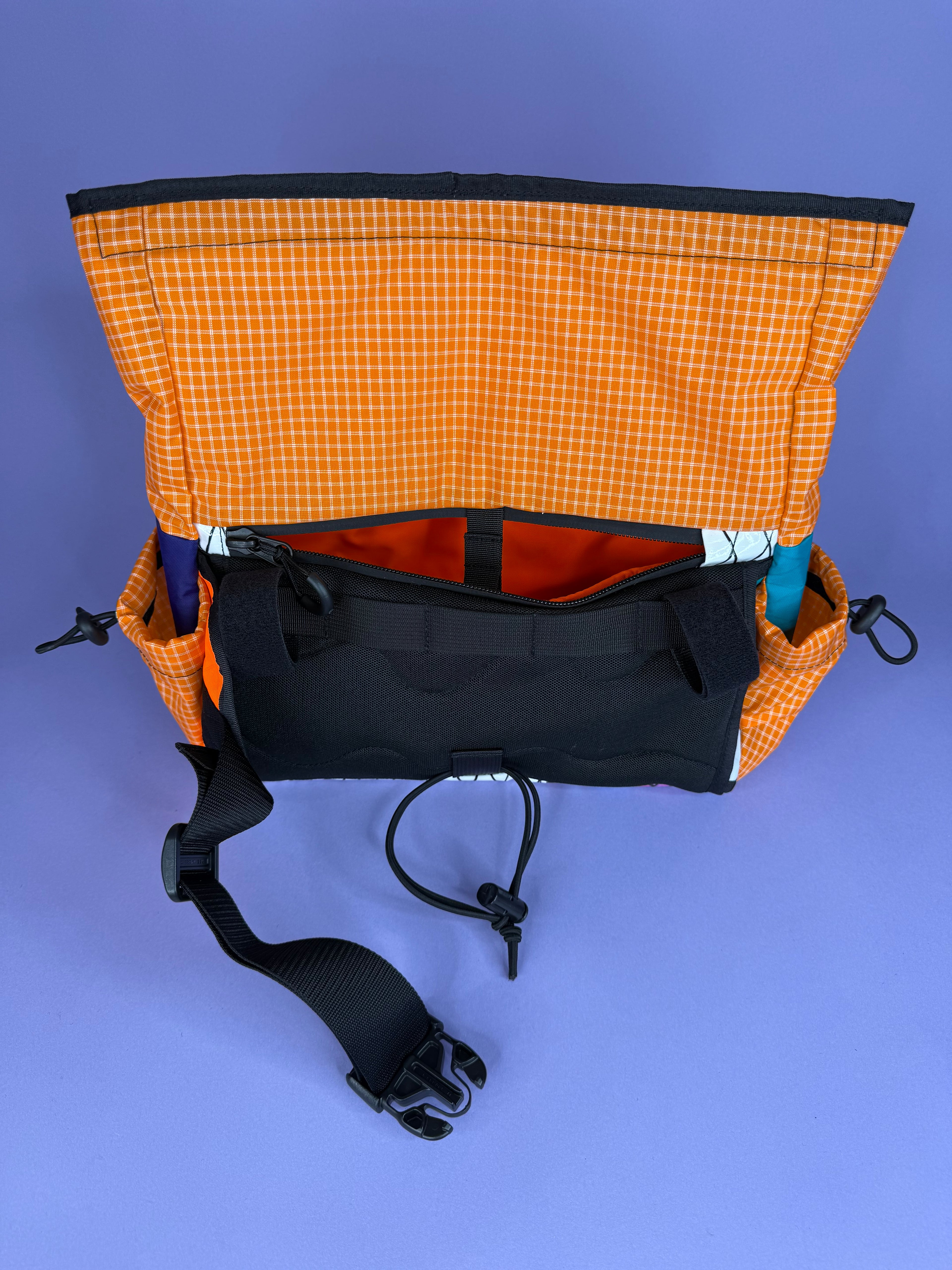 Coloring Book Patchwork Fanny pack/ Handlebar bag