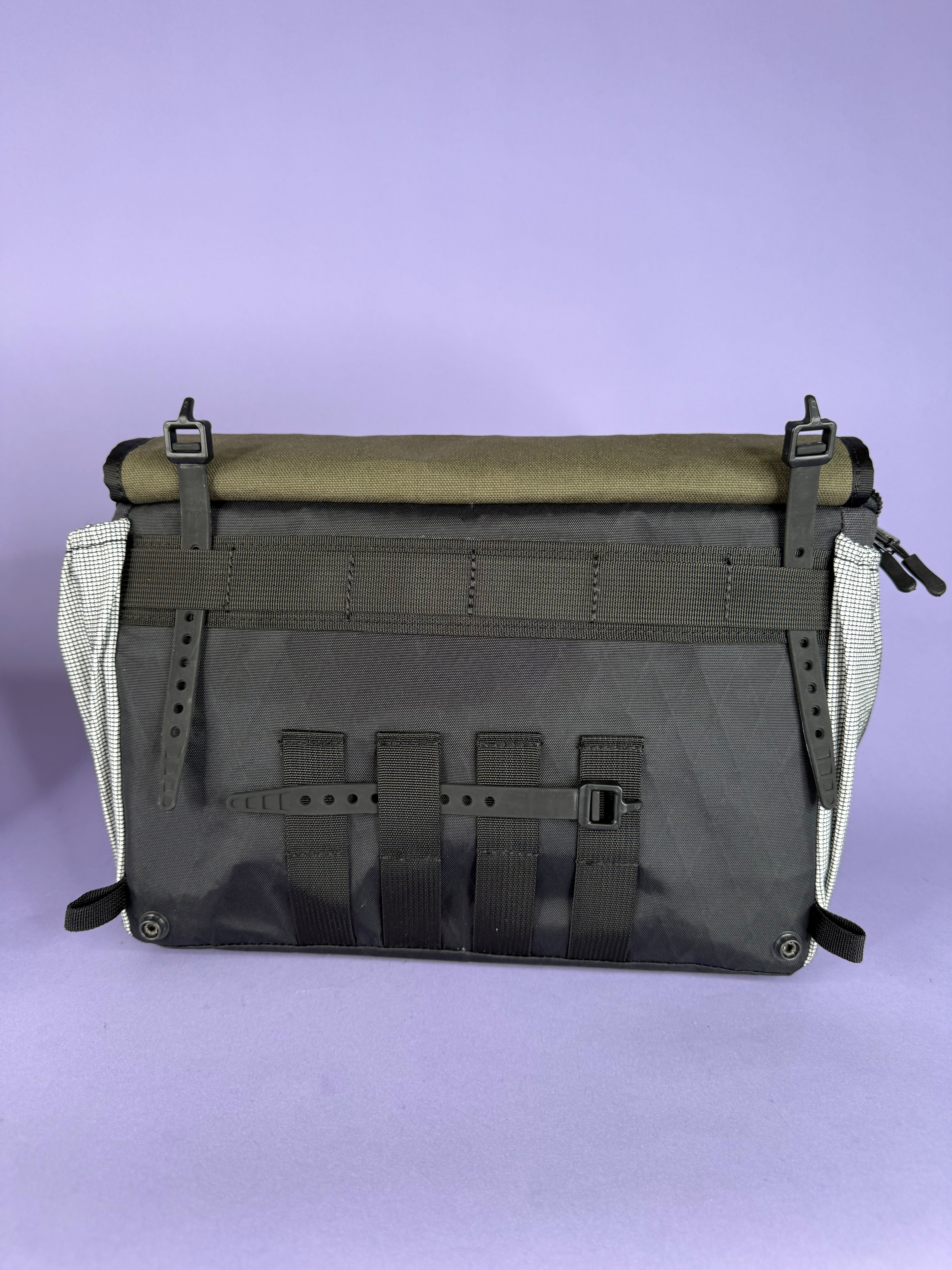Black & Green Backpack Pannier