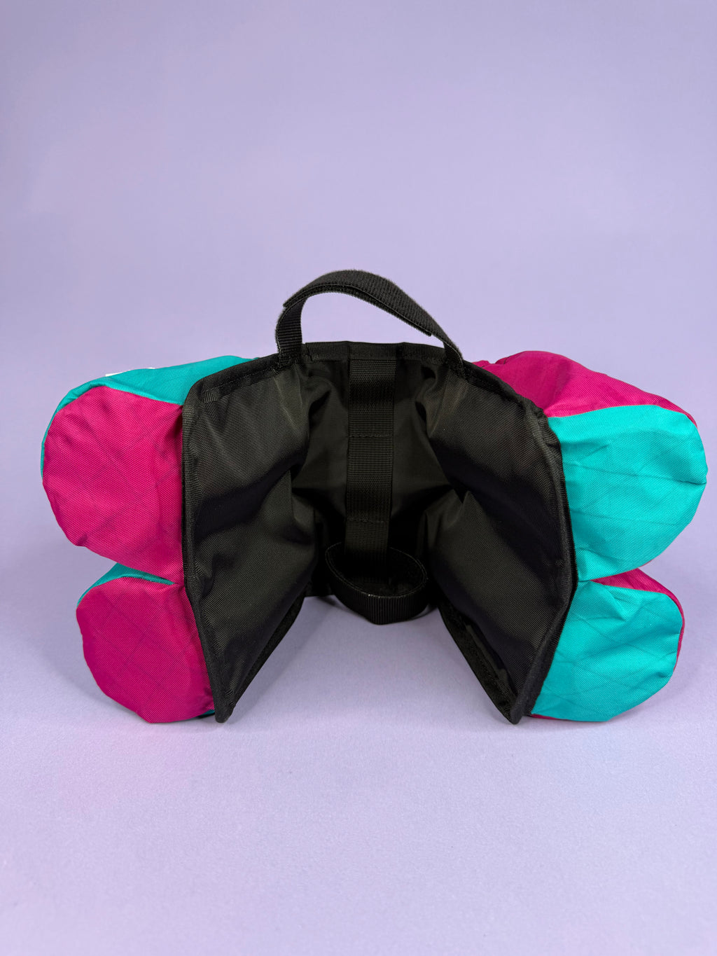 Teal/Fuchsia 4-Pack Beverage Carrier